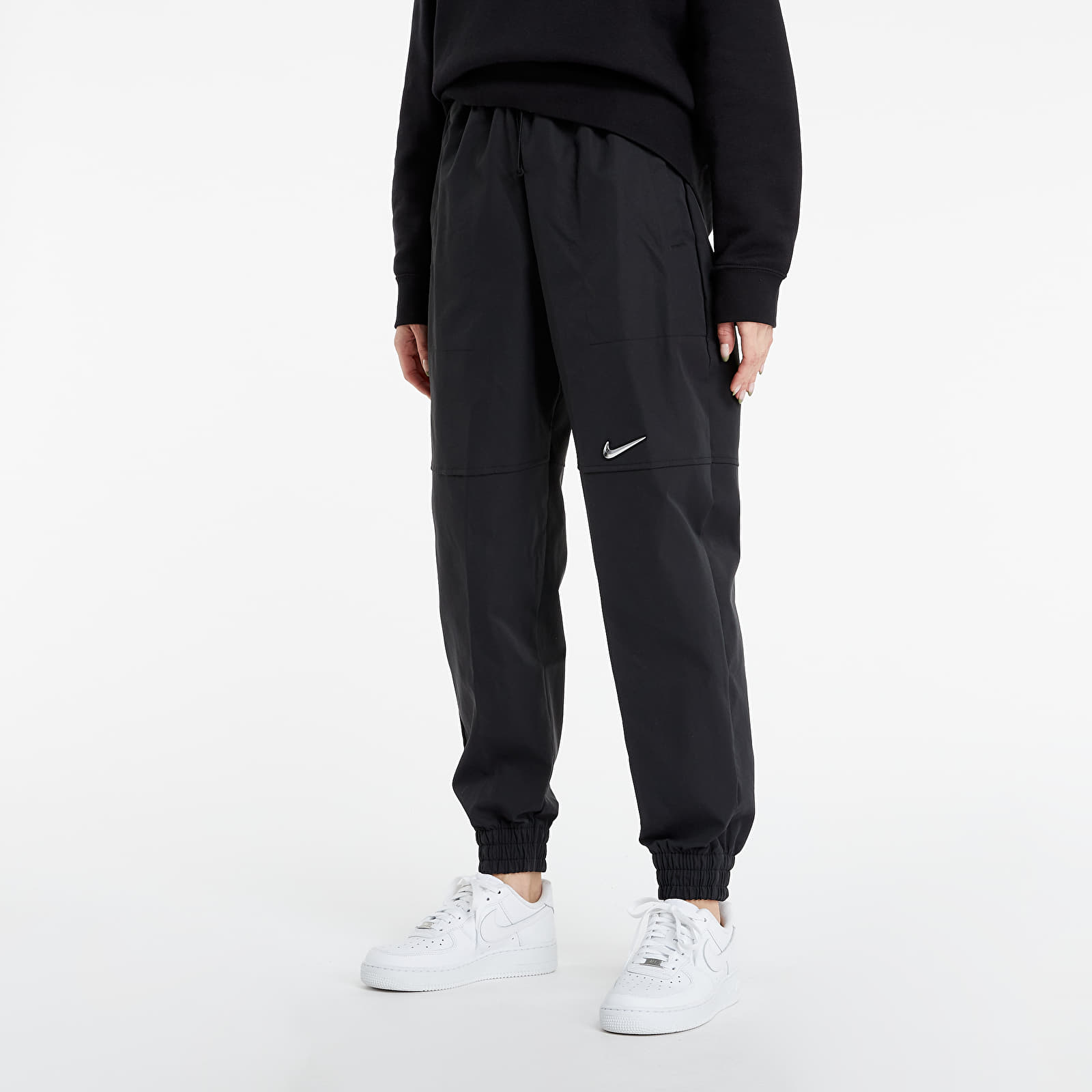 Pantaloni Nike Sportswear Swoosh Woven Pants Black