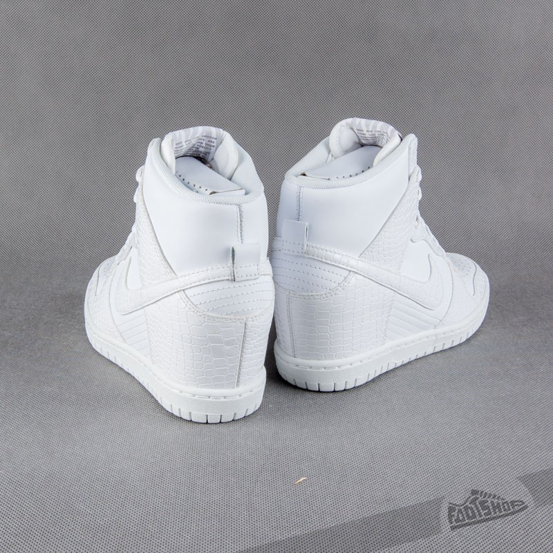 未使用級 NIKE WMNS DUNK SKY HI WHITE 本革　23.5 Nike Wmns Dunk Sky Hi White-Cool Grey | Footshop