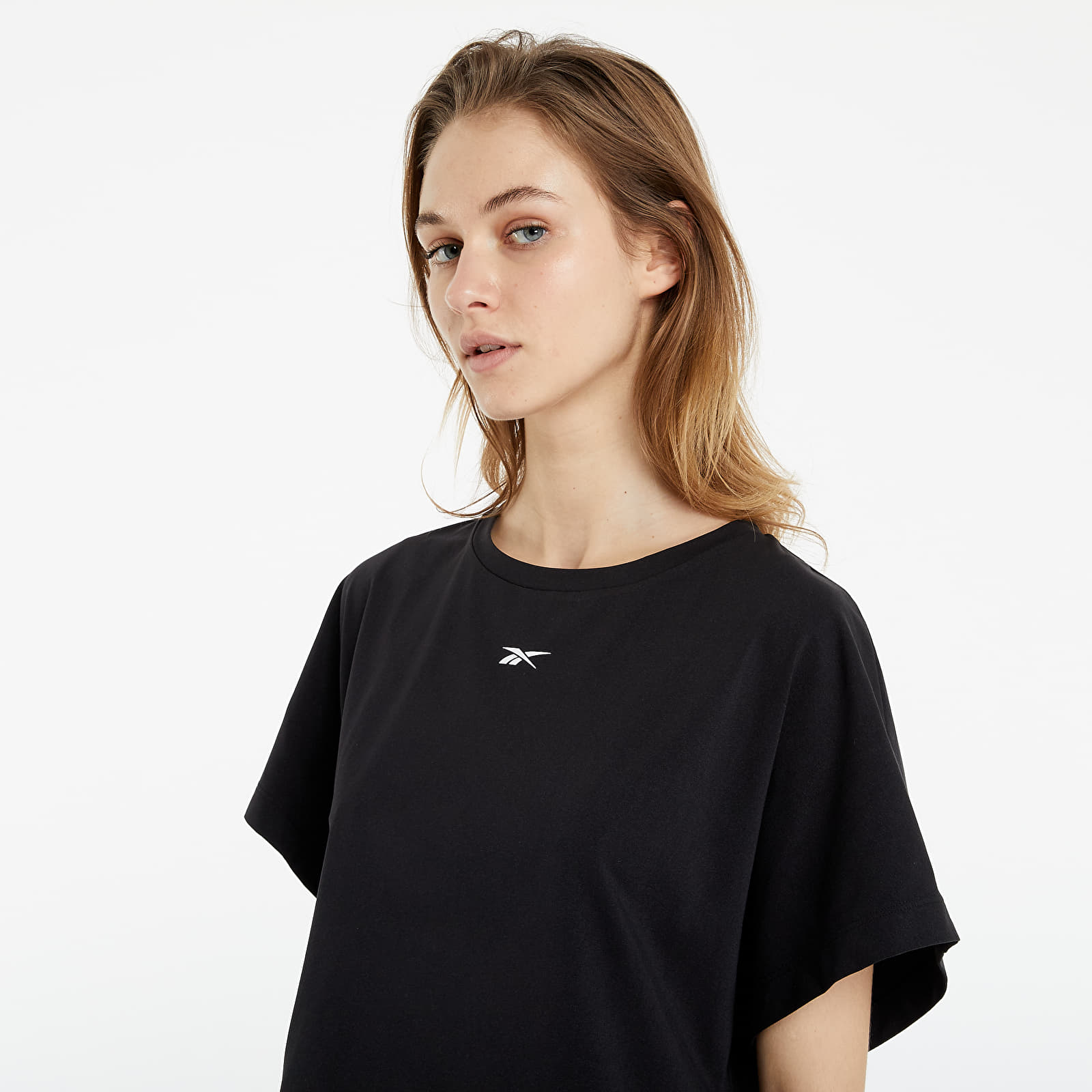 T-Shirts Reebok Vector Cotton Tee Black