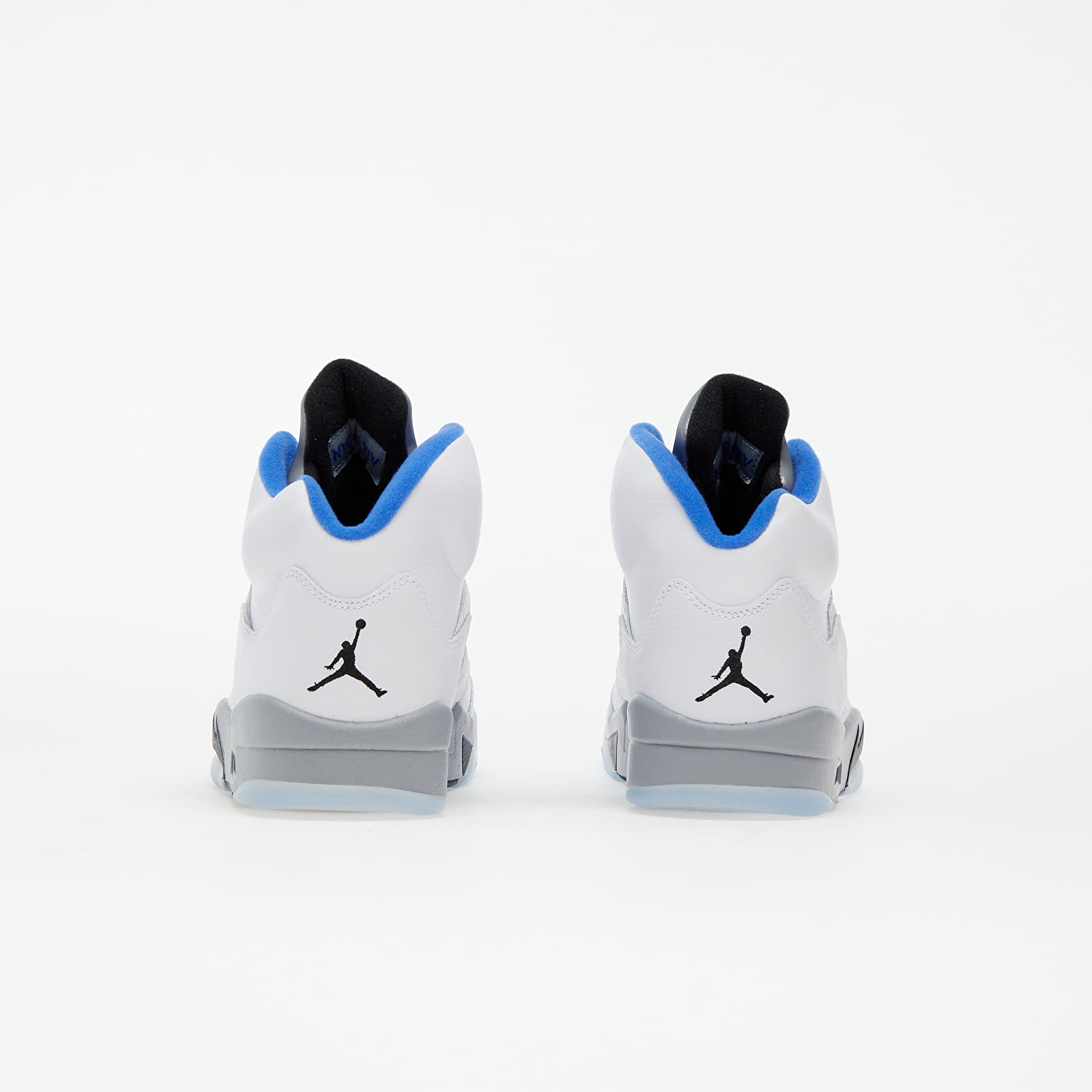 Herresko Air Jordan 5 Retro White/ Hyper Royal-Stealth-Black