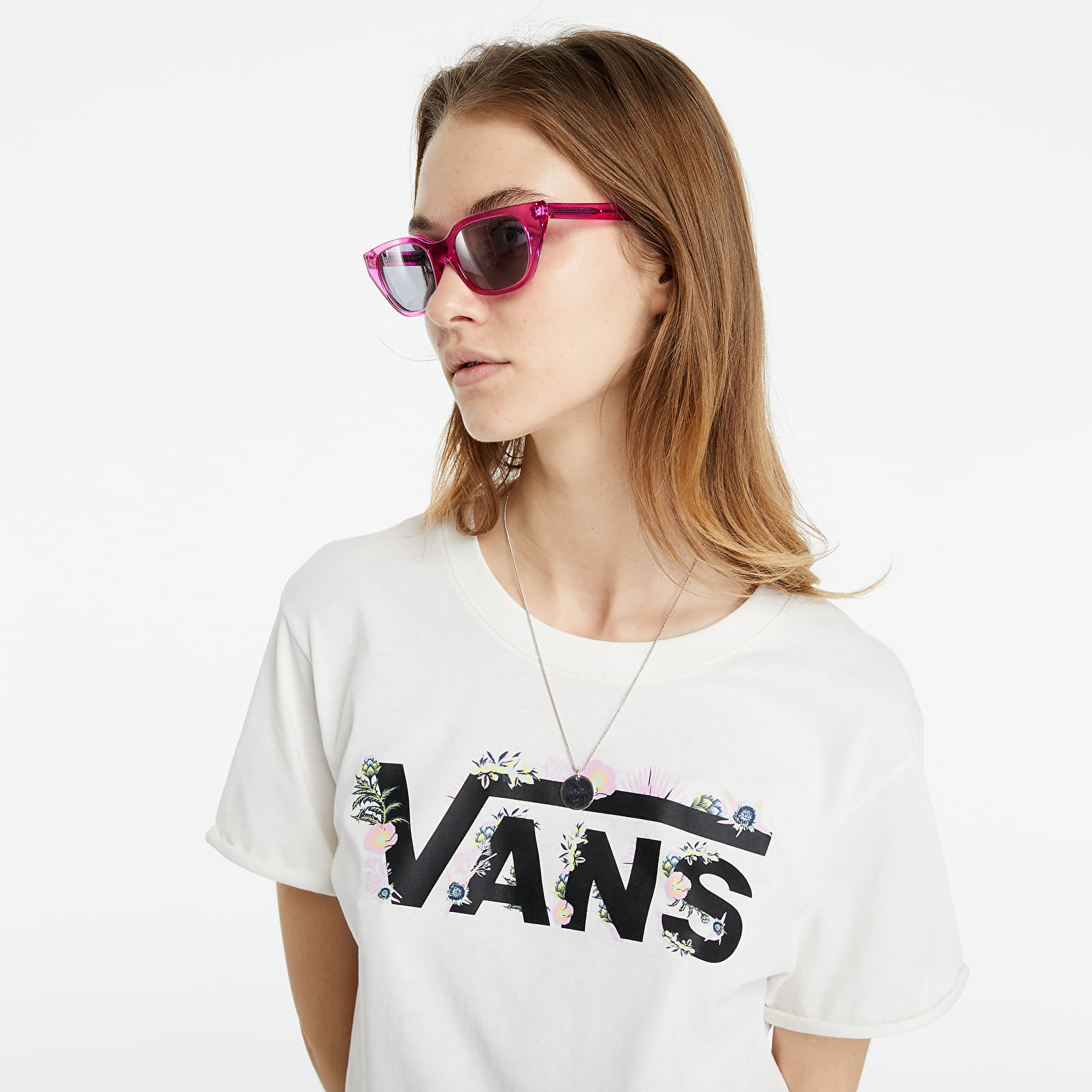 Magliette Vans Blozzom Roll Out Tee Marshmallow