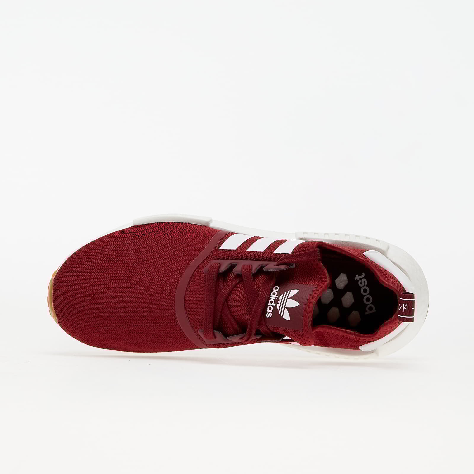 Men s shoes adidas NMD R1 Core Burgundy Ftw White Gum 2