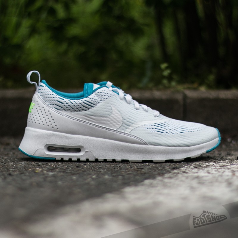 Zapatillas mujer Nike W Air Max Thea EM White/ White - Blue Lagoon - Ghost - Green