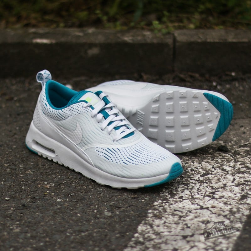 Zapatillas mujer Nike W Air Max Thea EM White/ White - Blue Lagoon - Ghost - Green