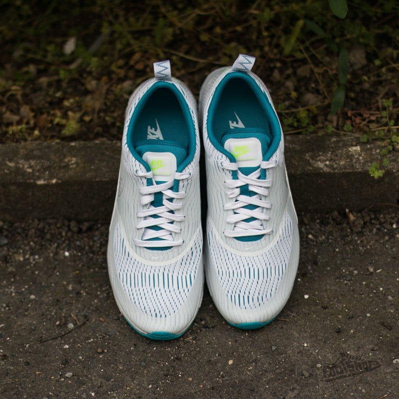 Zapatillas mujer Nike W Air Max Thea EM White/ White - Blue Lagoon - Ghost - Green