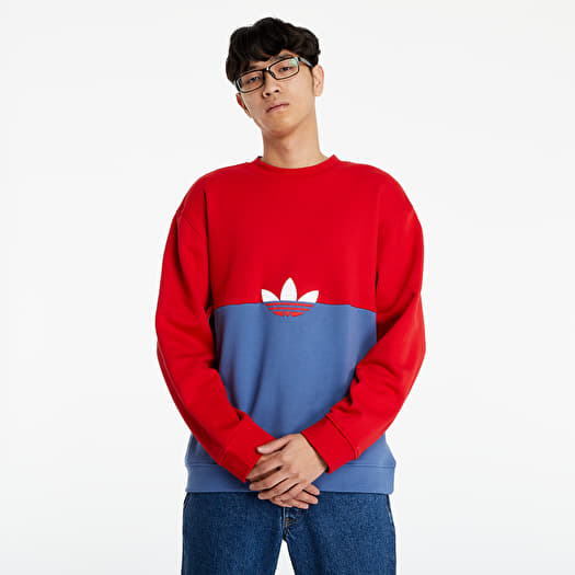 Adicolor sliced trefoil sweatshirt store
