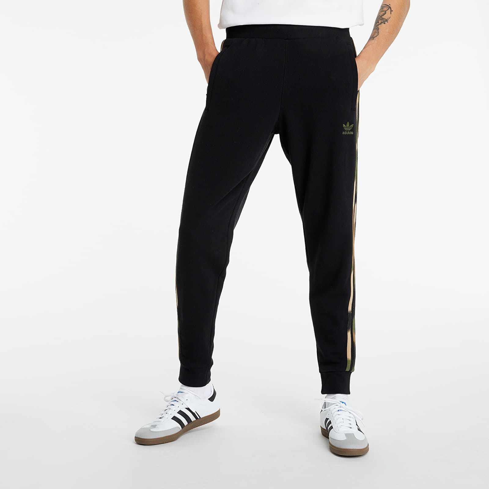 Adidas gold sweatpants top
