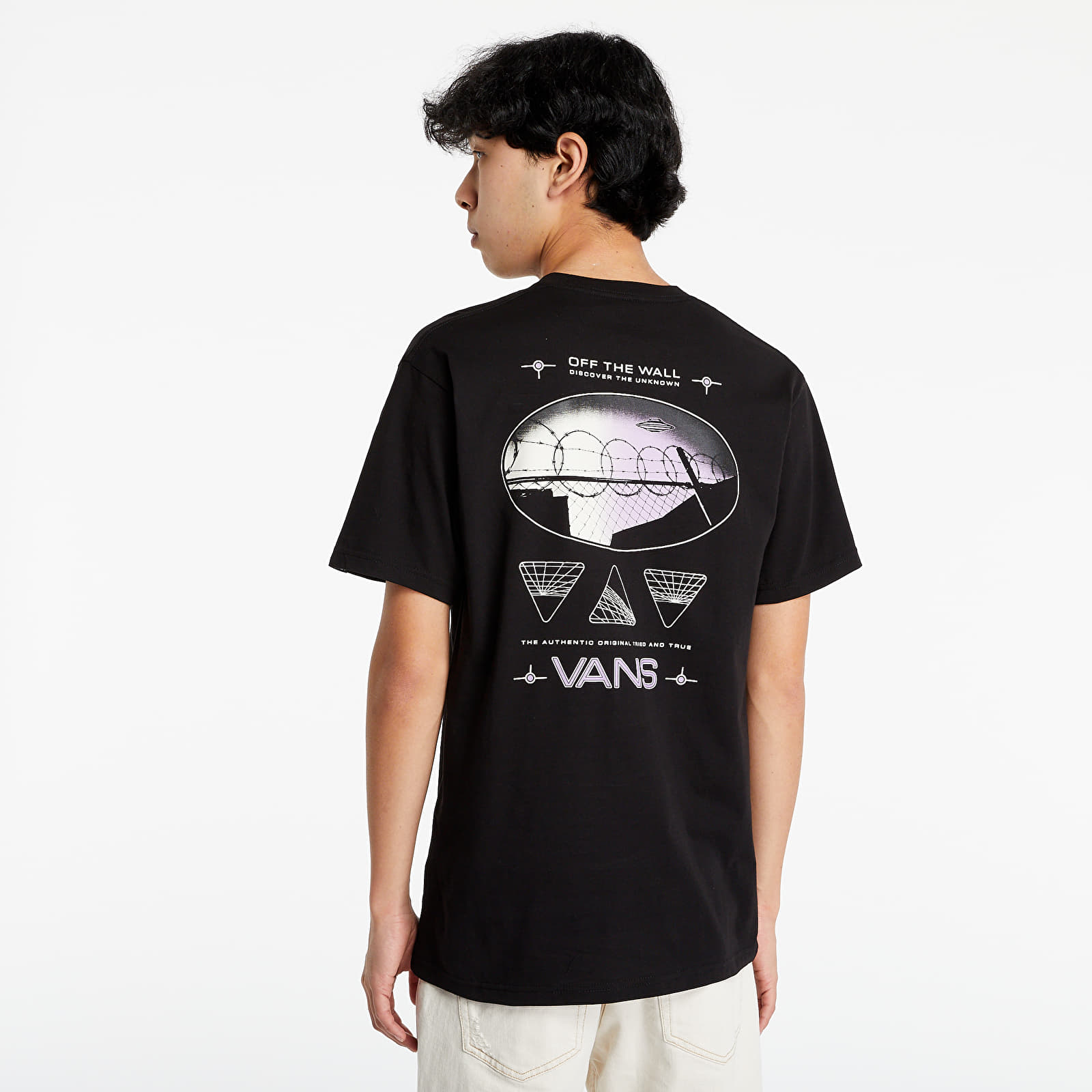T-shirts Vans Area 66 SS Tee Black
