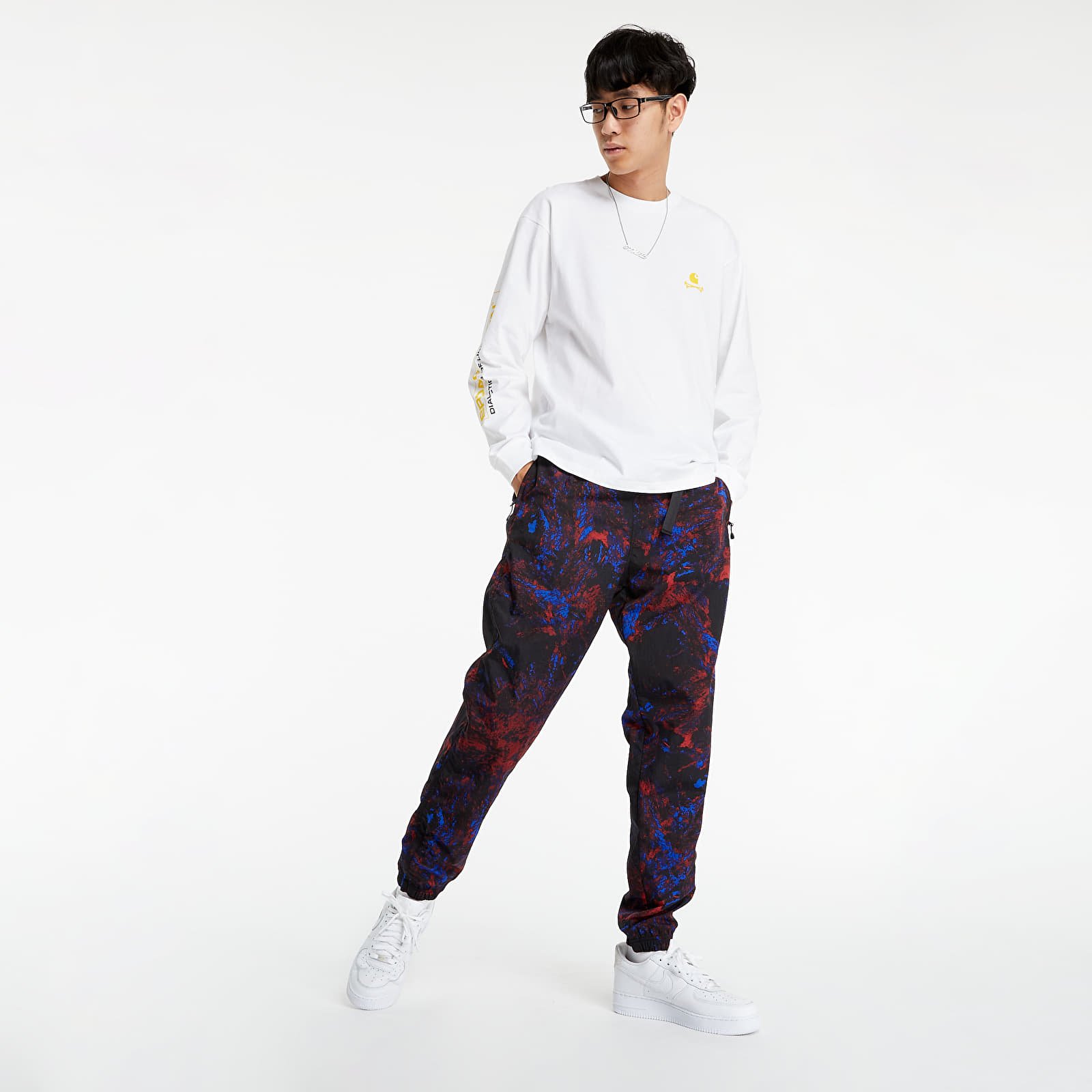 Pants Carhartt WIP Terra Pant Satelite Print Black/ Rafle