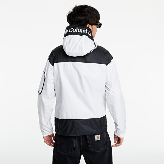 White hotsell columbia windbreaker