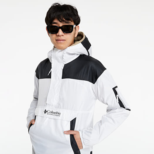 Columbia windbreaker white best sale
