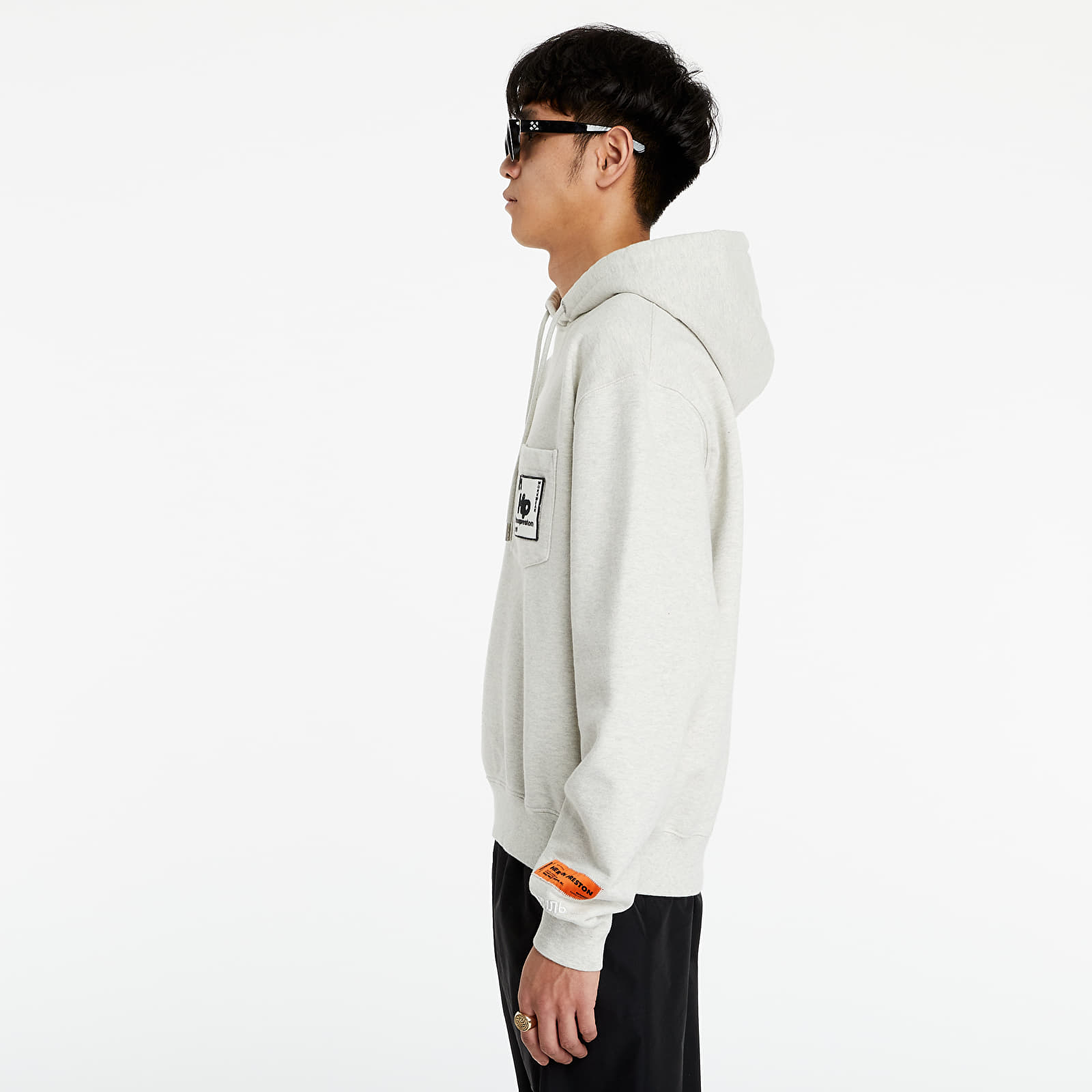Heron preston 2025 hoodie grey