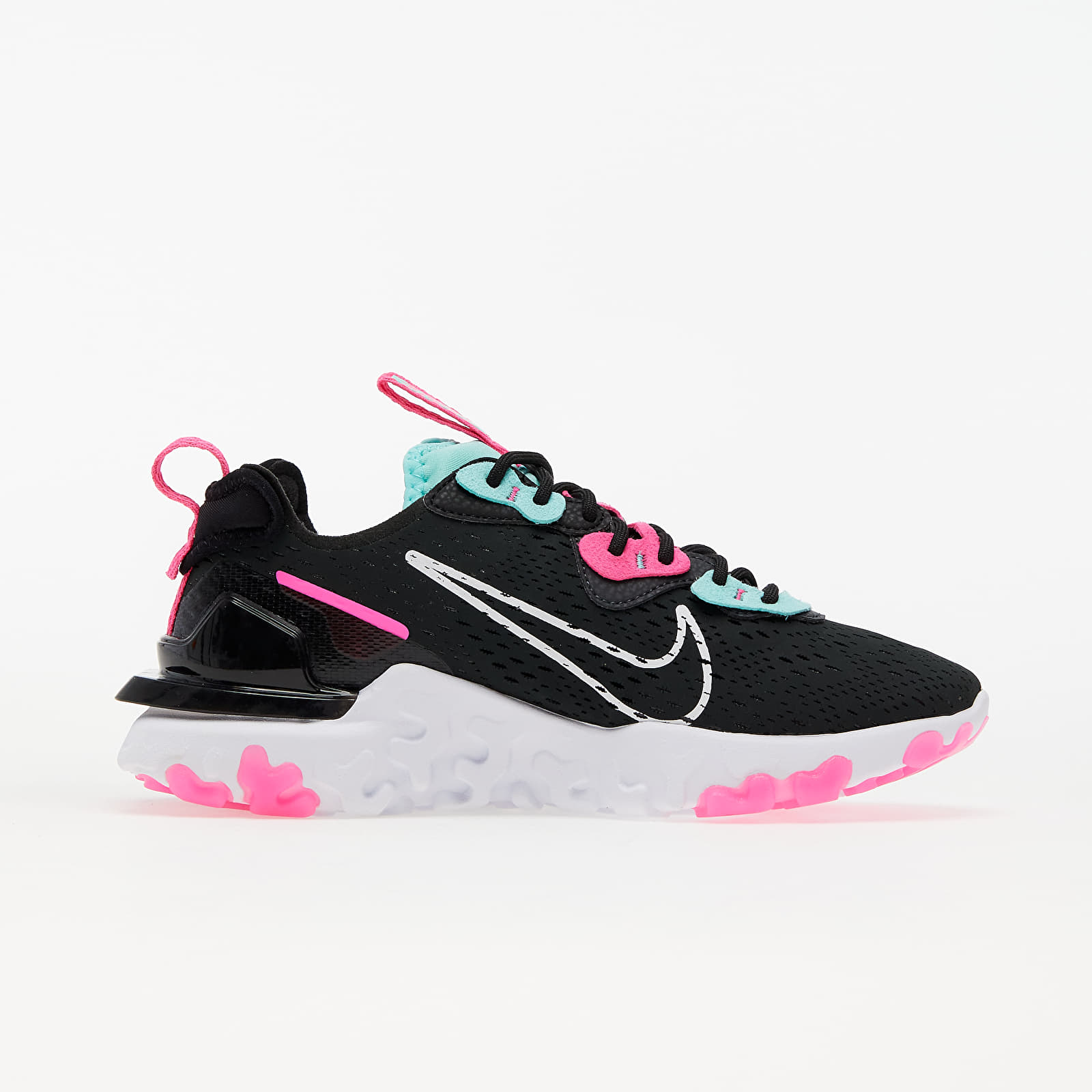Női cipők Nike W NSW React Vision Dk Smoke Grey/ White-Pink Blast