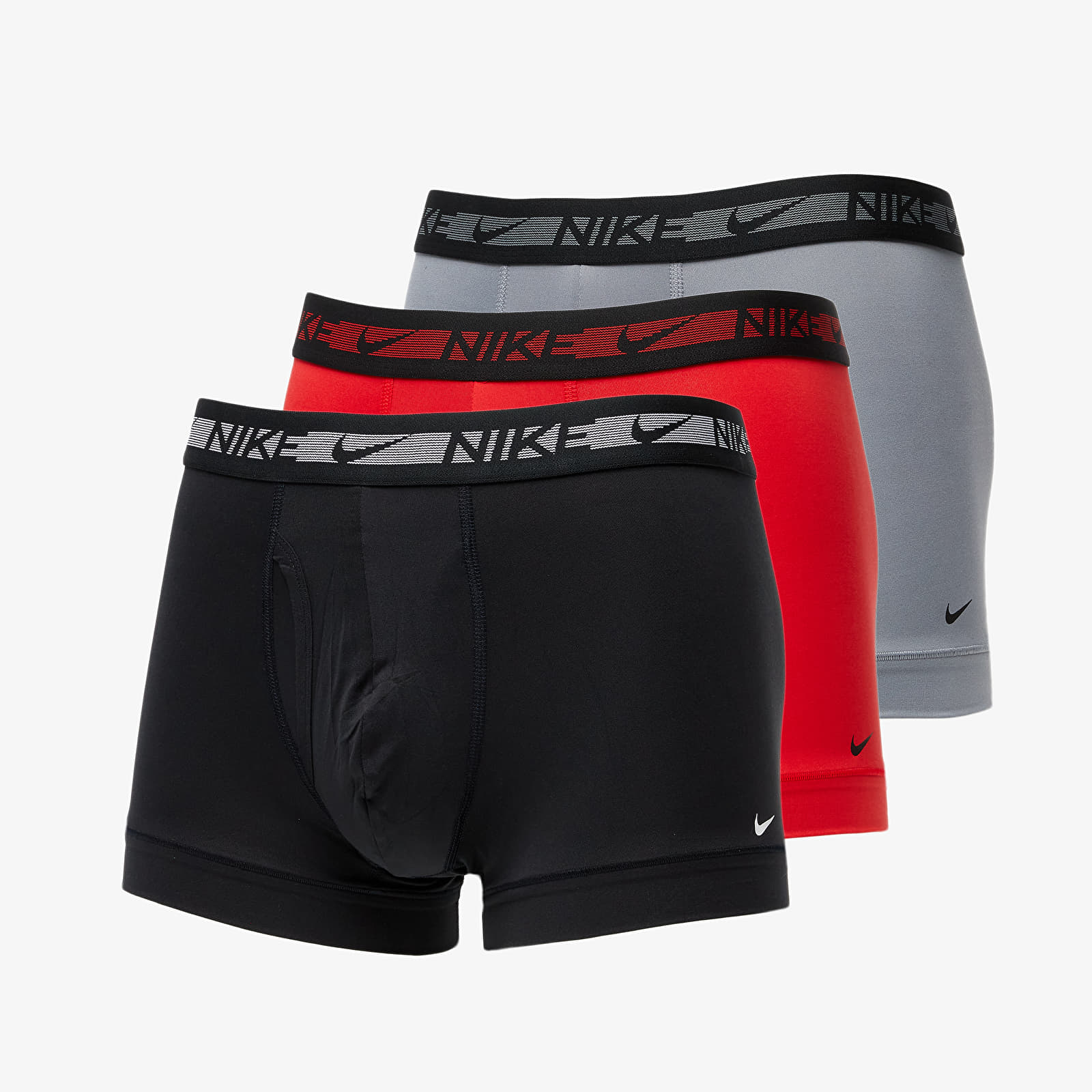 Boxerky Nike 3 Pack Trunks University Red/ Cool Grey/ Black