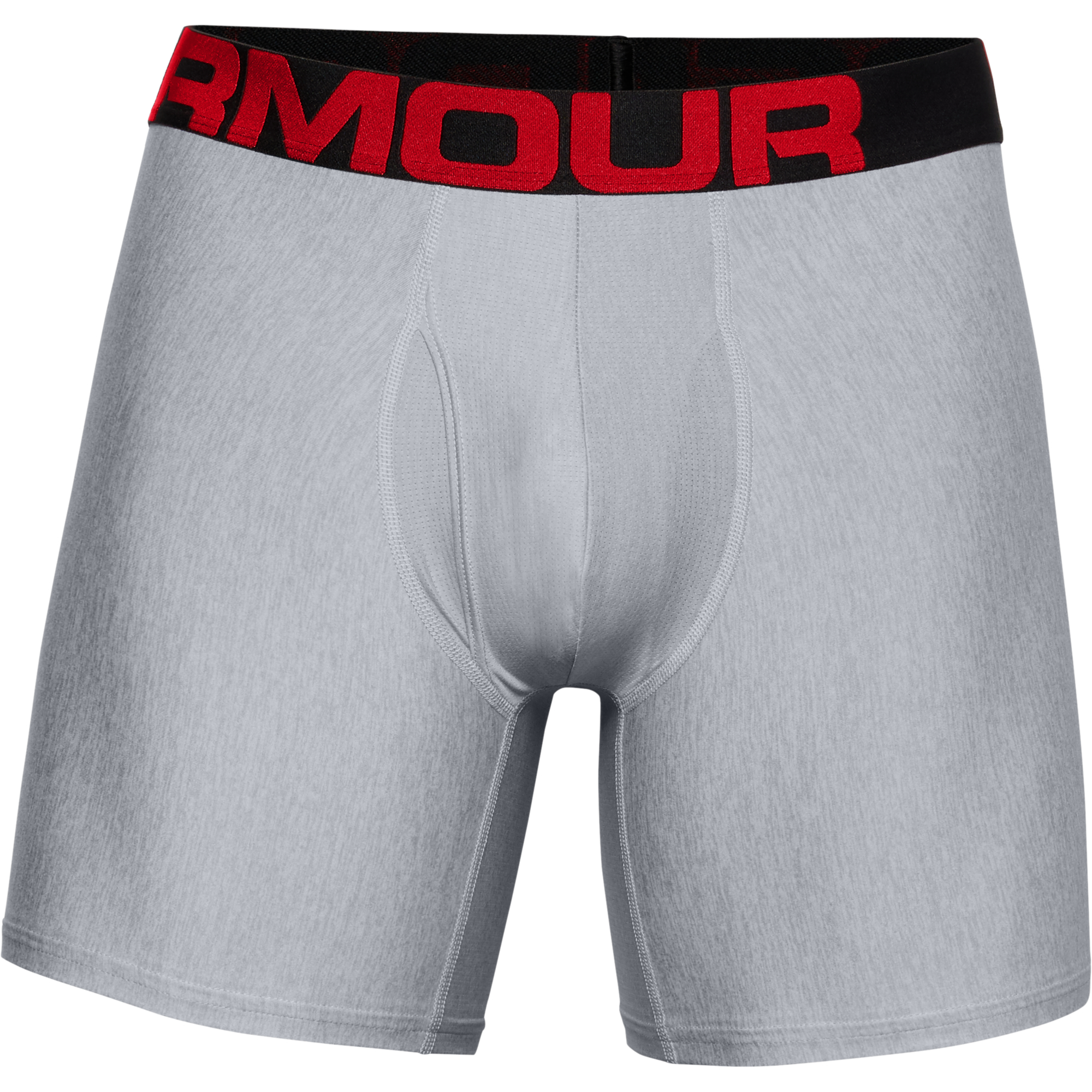 Boxerky Under Armour Tech 6In 2 Pack Gray/ Jet Gray Light Heather