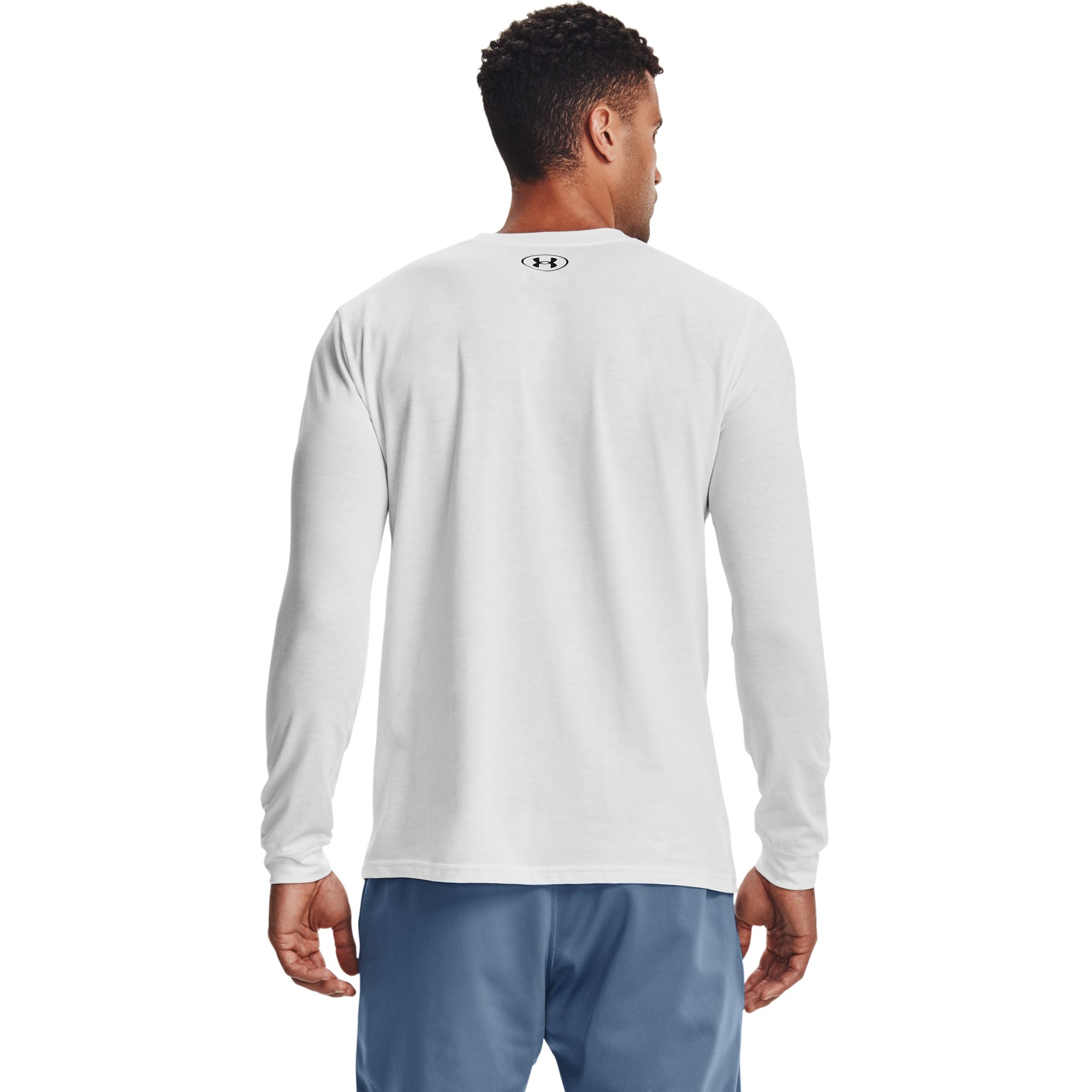 Tricouri  Under Armour Sportstyle Logo Long Sleeve White/ Black