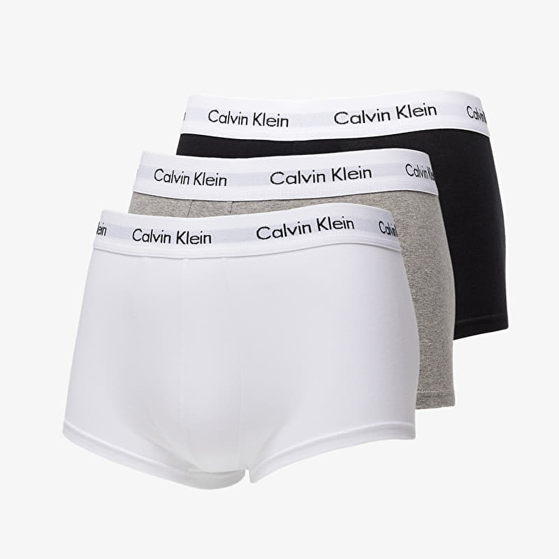 Boxers Calvin Klein Low Rise Trunks 3 Pack Black/ White/ Grey