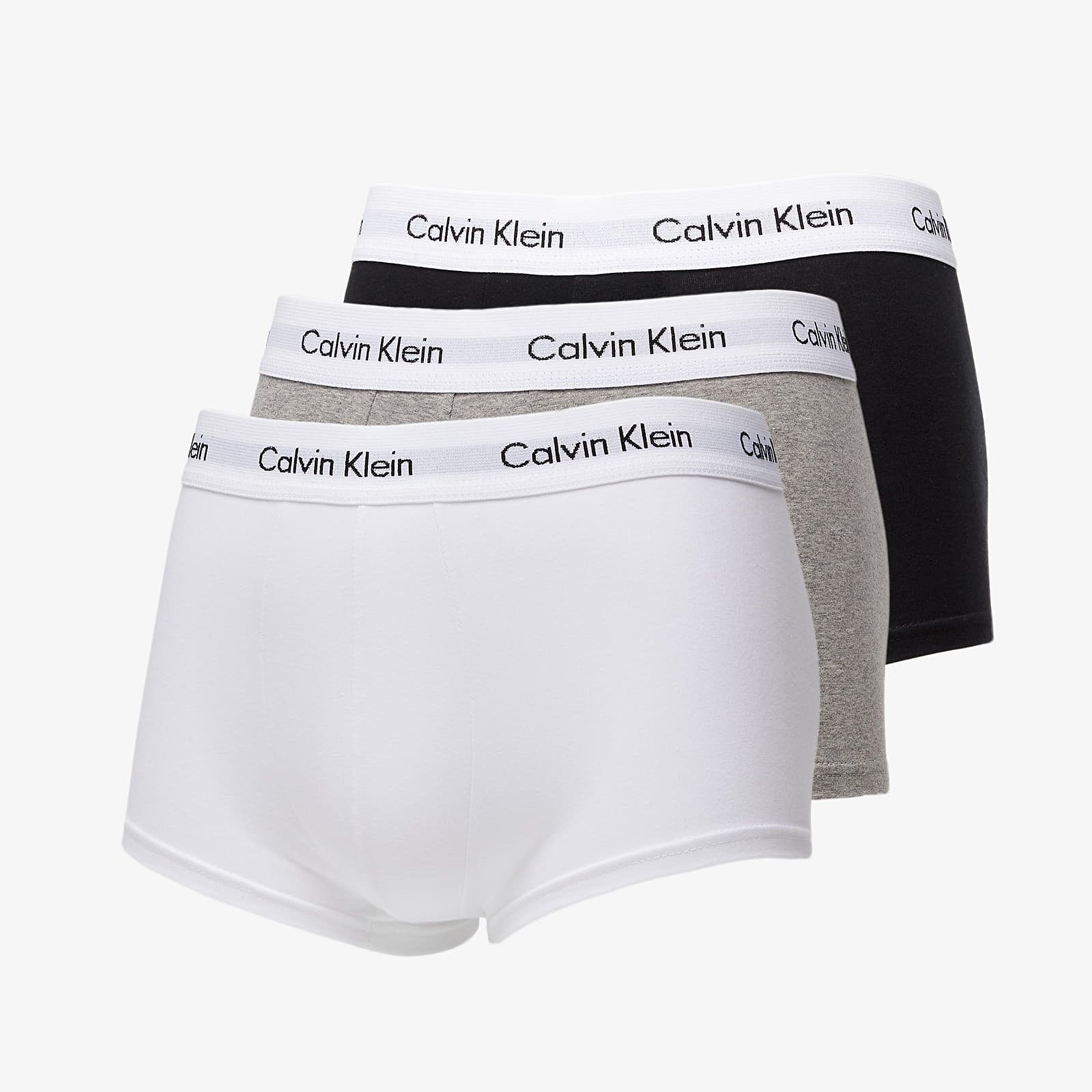 Trunks Calvin Klein Low Rise Trunks 3 Pack Black/ White/ Grey