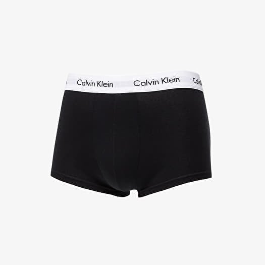 Boxershorts Calvin Klein Low Rise Trunks 3 Pack Black White Grey Footshop