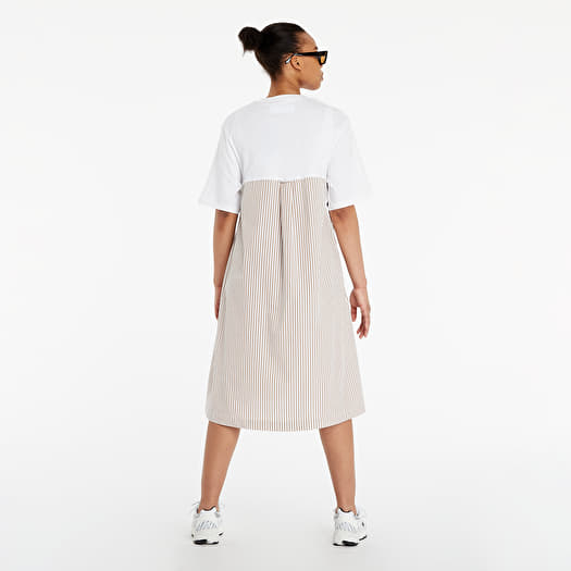 Kleider adidas Shirt Dress White Footshop
