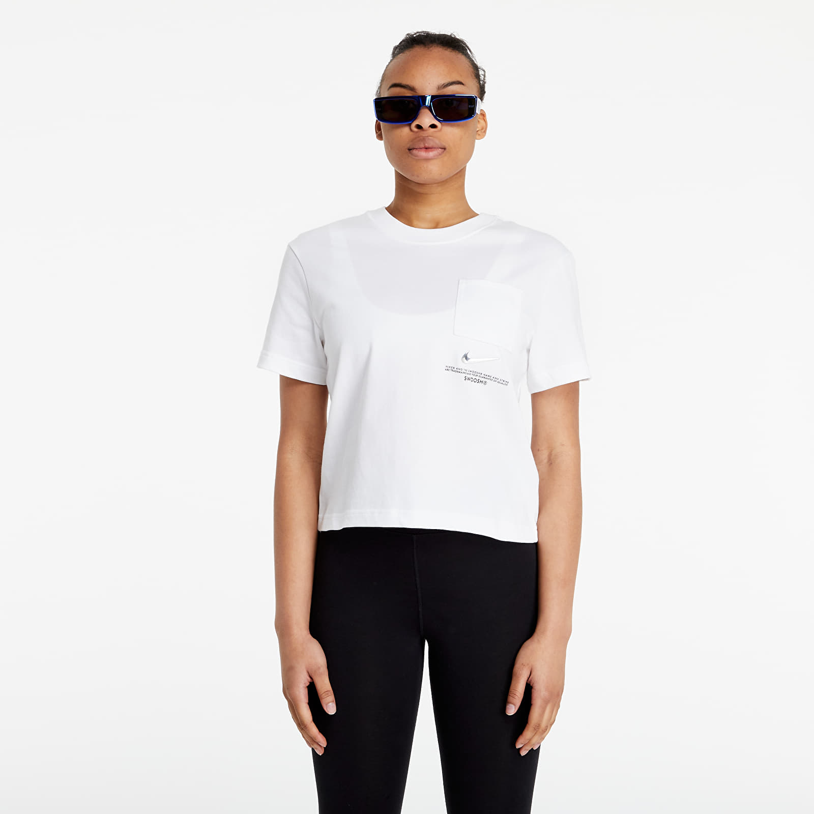 Тениски Nike Sportswear Swoosh Top White/ Black