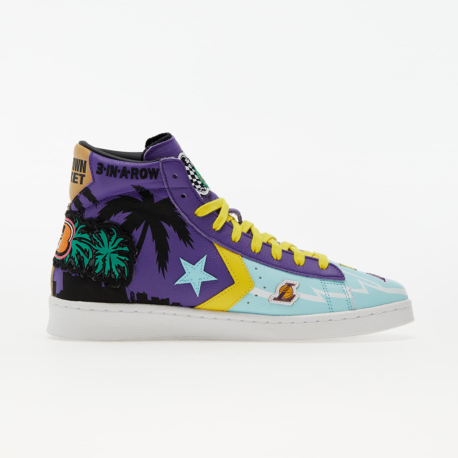 Zapatillas Hombre Converse x Chinatown Market x NBA Pro Leather Prism Violet/ Poolside