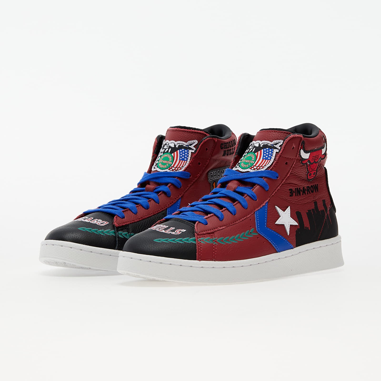 Miesten kengät Converse x Chinatown Market x NBA Garnet/ Black/ Hyper Royal