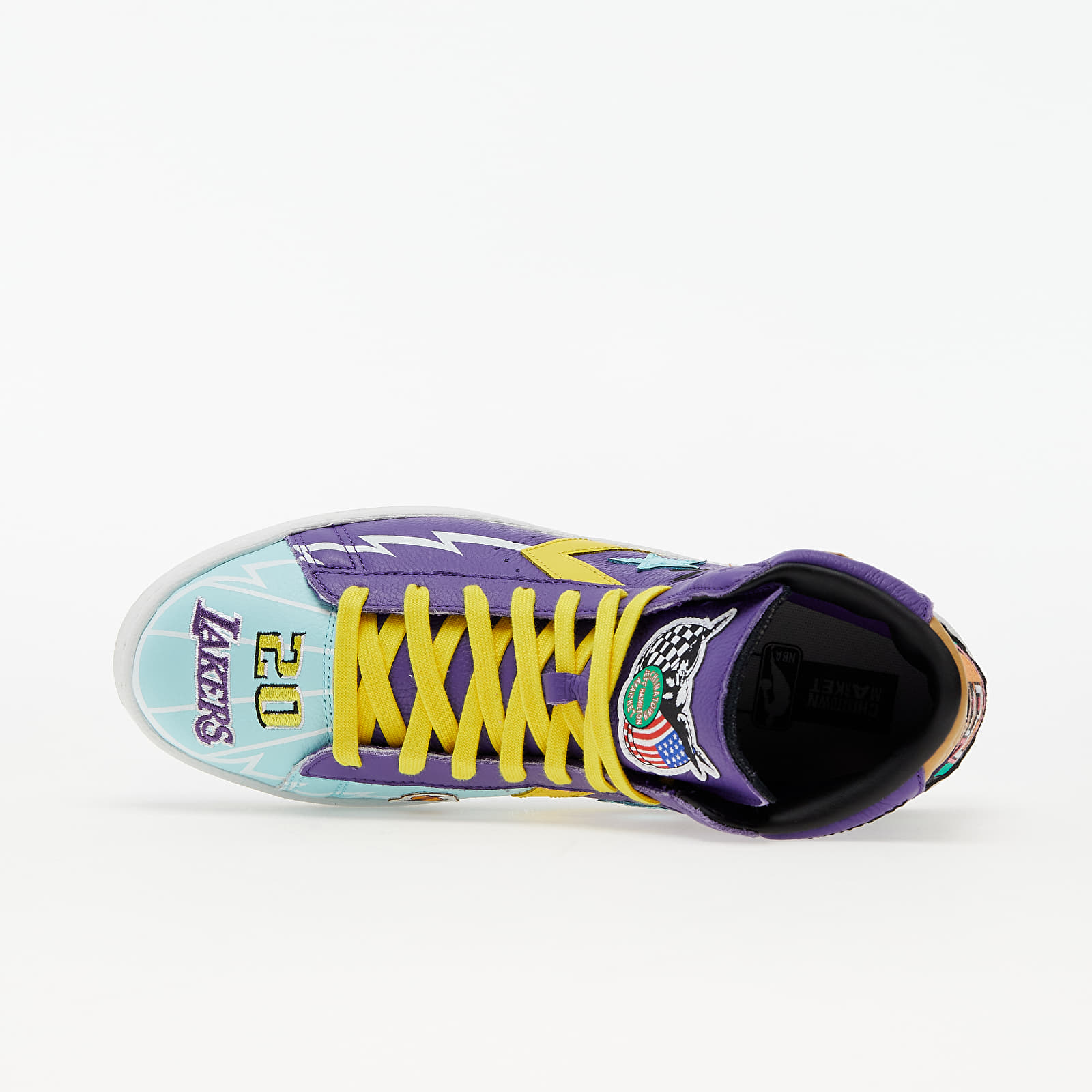 Zapatillas Hombre Converse x Chinatown Market x NBA Pro Leather Prism Violet/ Poolside