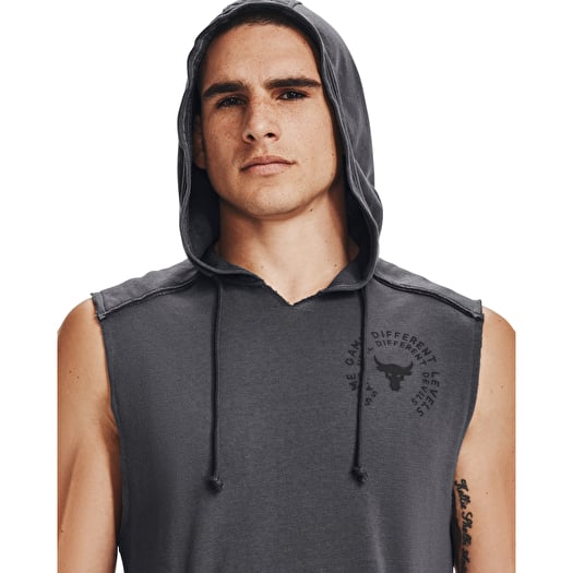 Hoodies and sweatshirts Under Armour Pjt Rck Terry Snake Sl Hoodie Gray Black Footshop