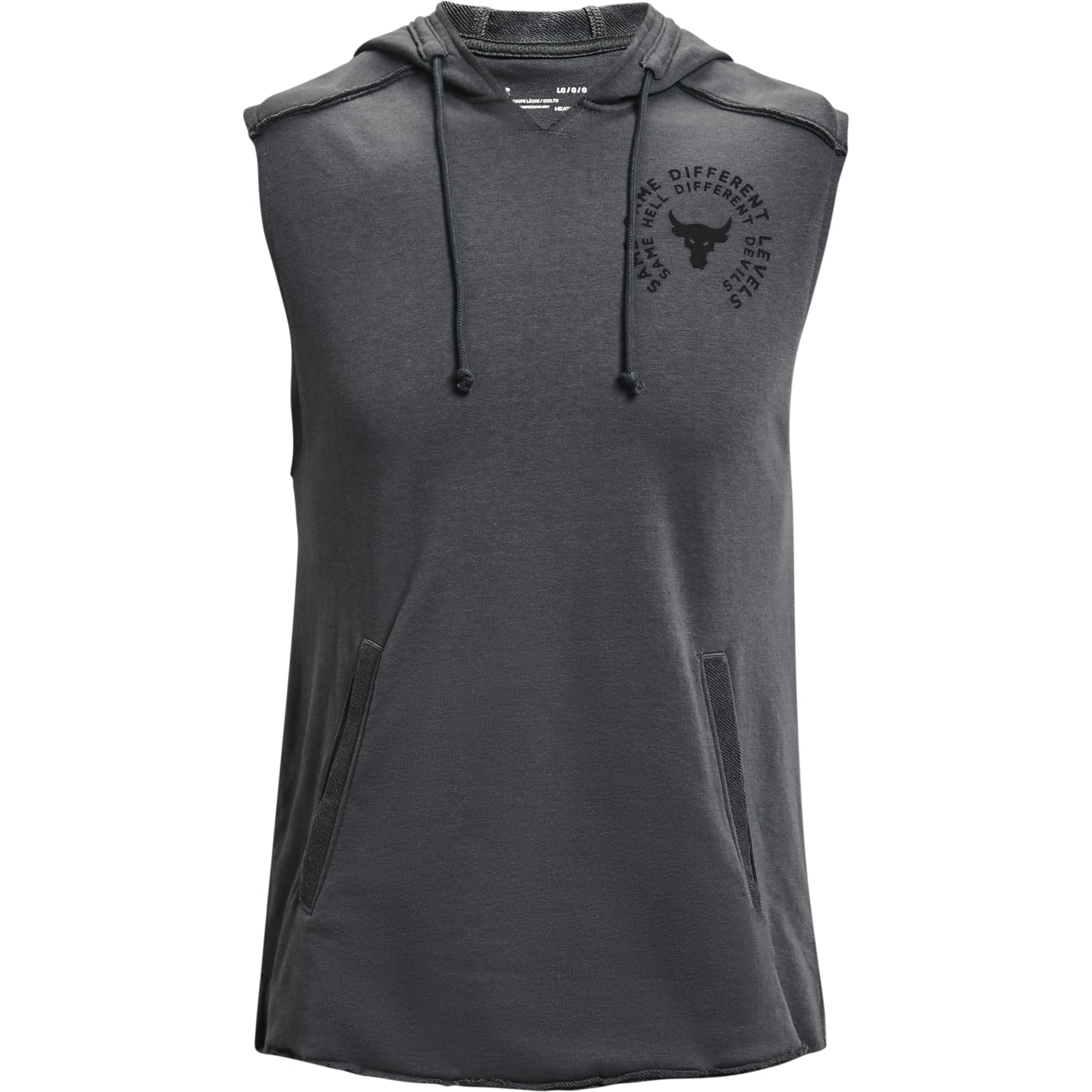 Hoodies and sweatshirts Under Armour Pjt Rck Terry Snake Sl Hoodie Gray Black Footshop