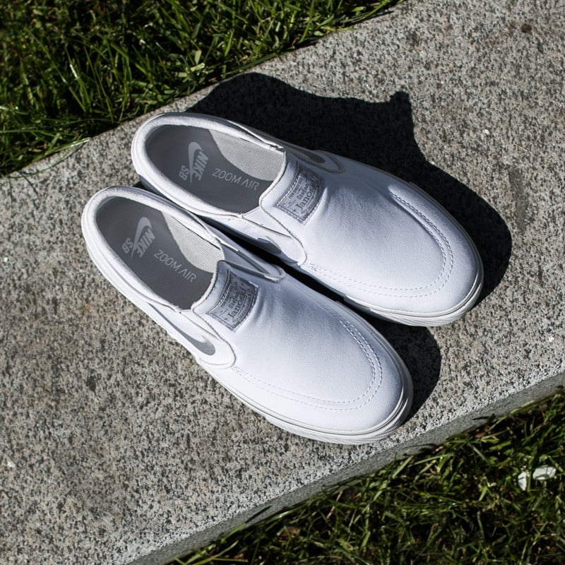 Zapatillas Hombre Nike Zoom Stefan Janoski Slip Canavas White/ Wolf Grey-White