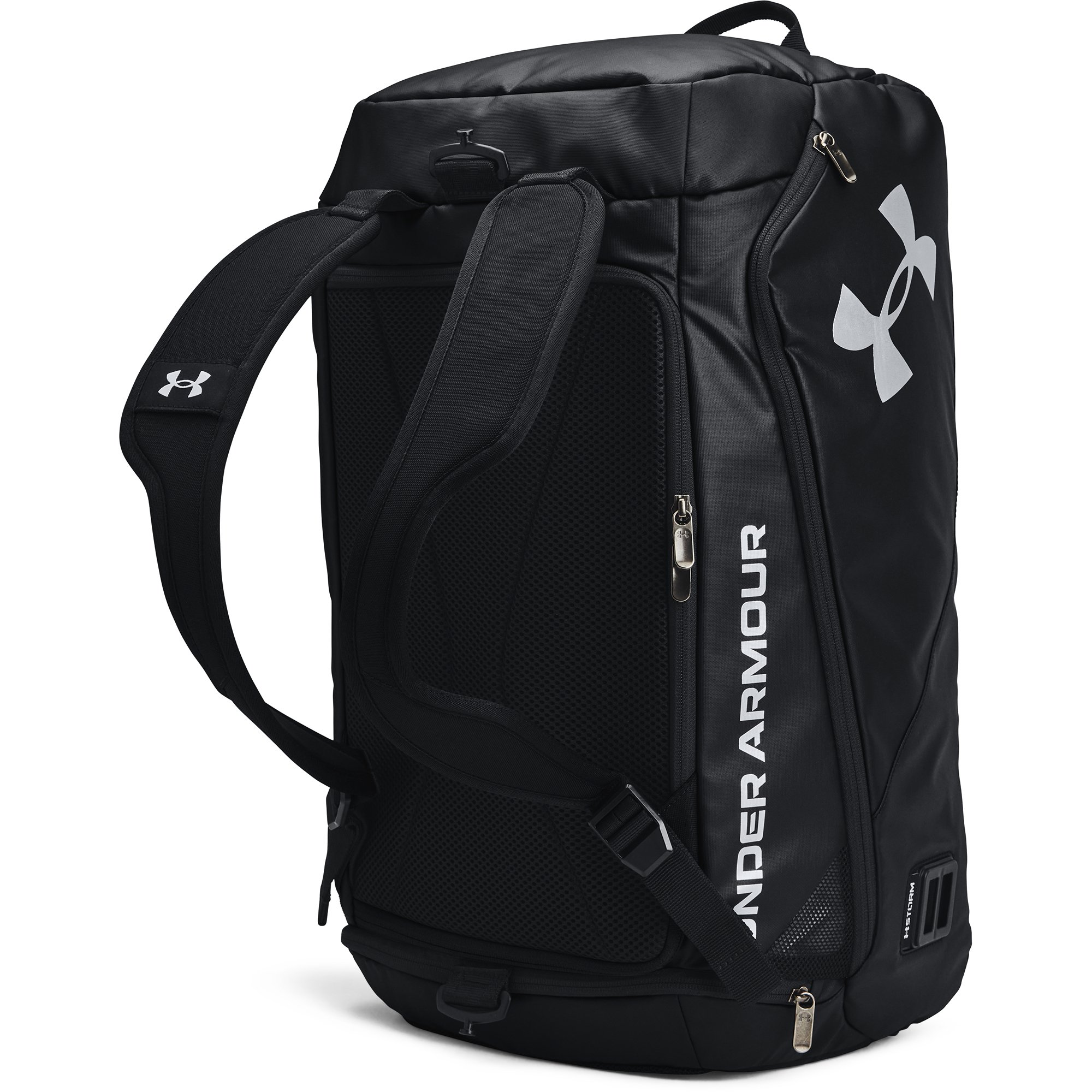 Umhängetaschen Under Armour Contain Duo SM Duffle Black/ Metallic Silver