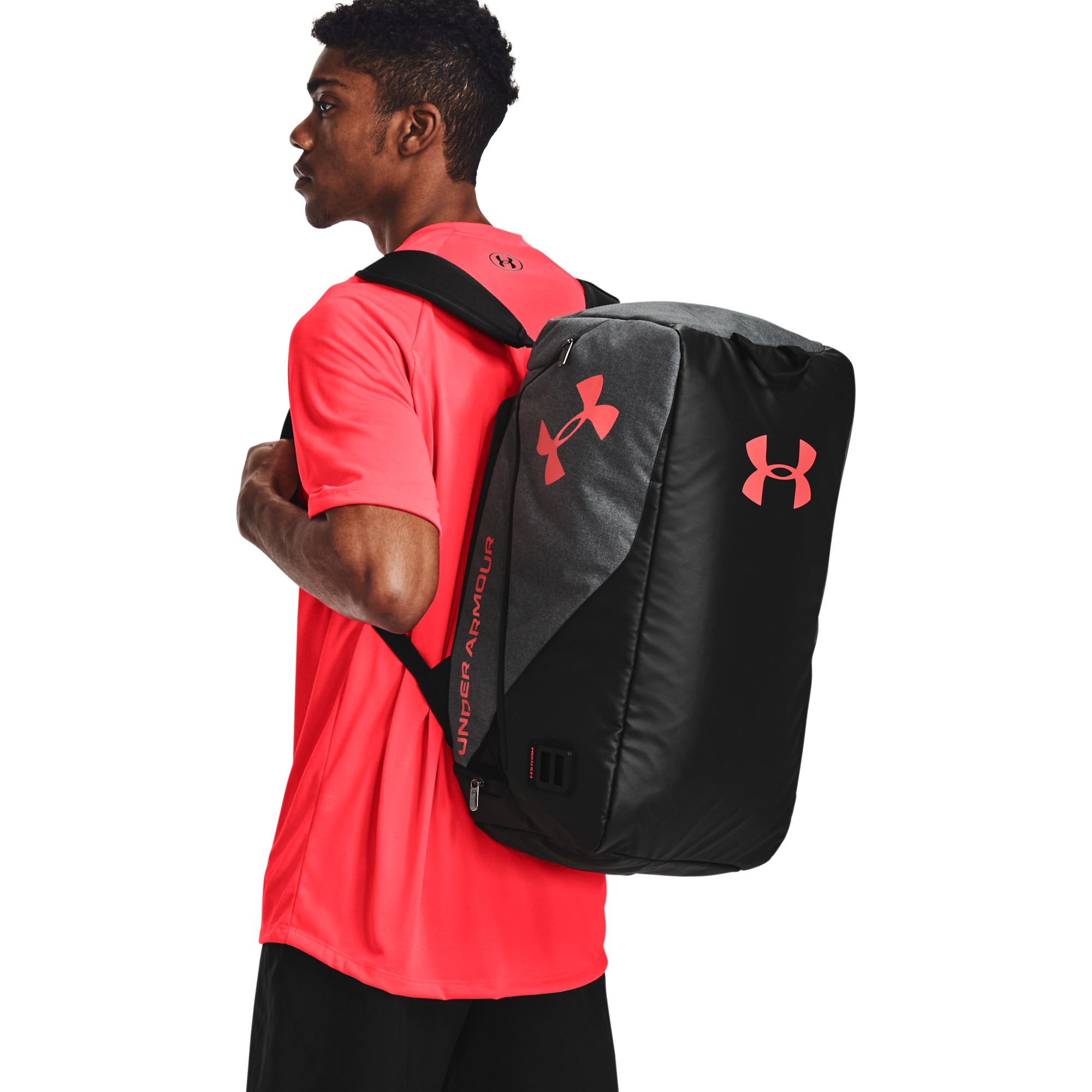Red under armour duffle cheap bag