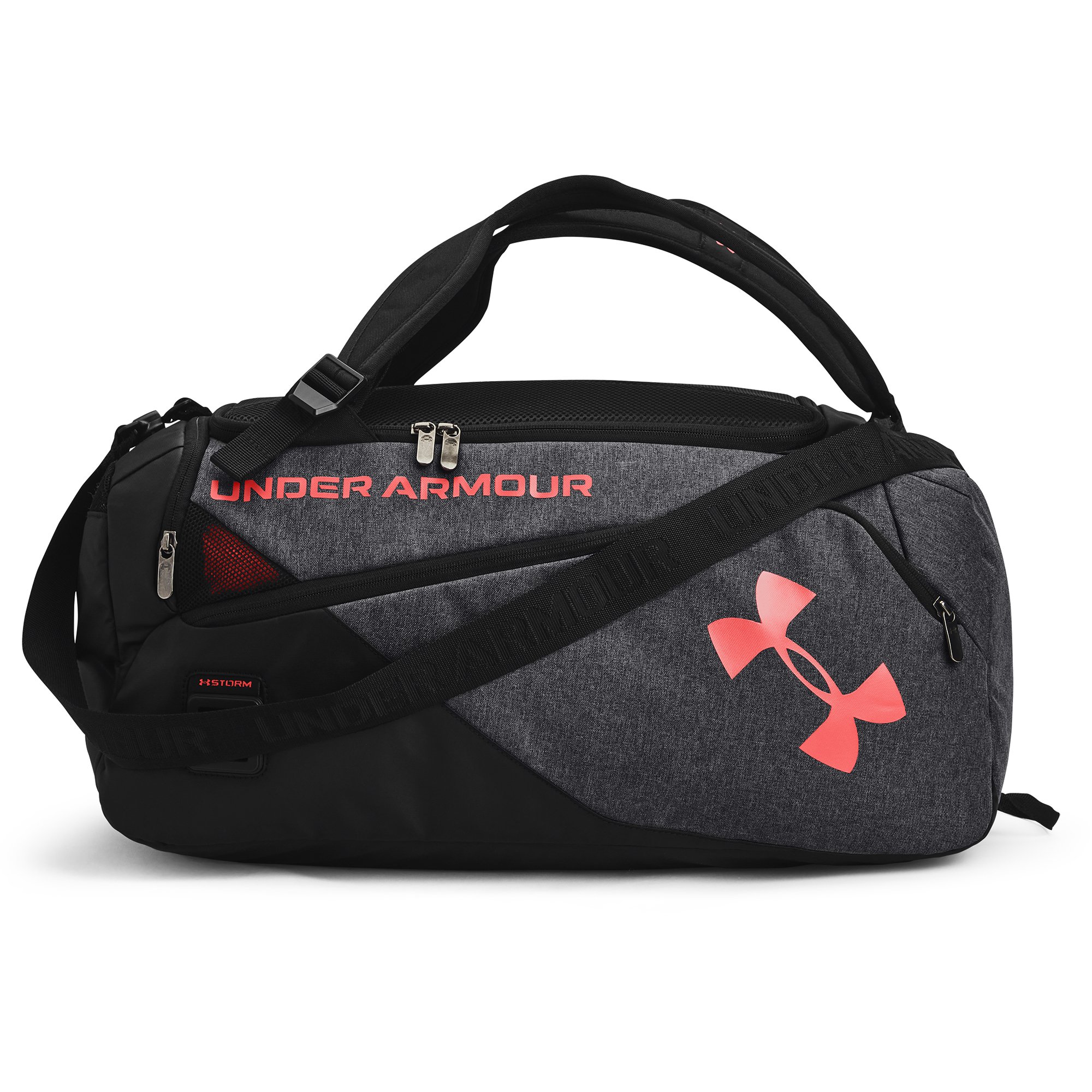 Σακίδια Under Armour Contain Duo SM Duffle Black/ Venom Red