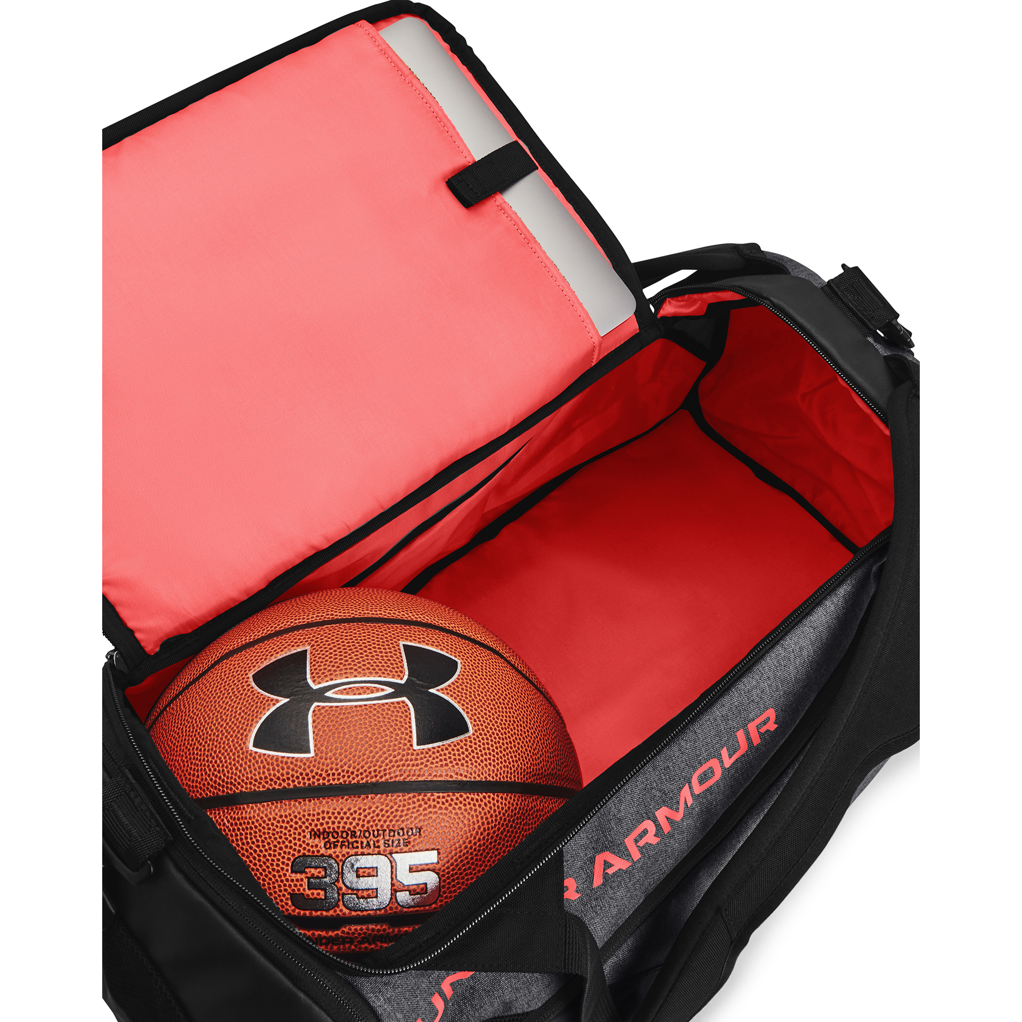 Σακίδια Under Armour Contain Duo SM Duffle Black/ Venom Red