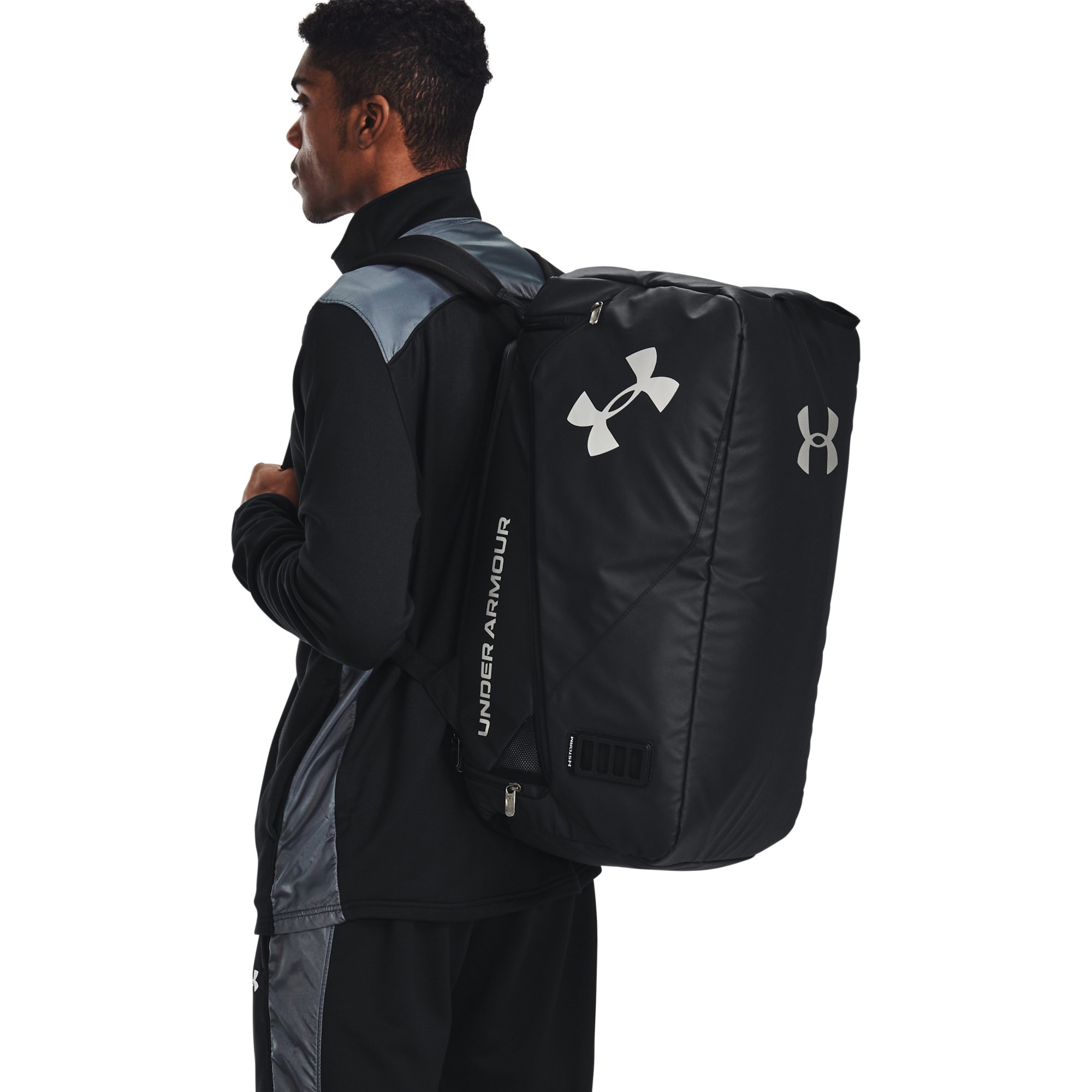 Kuprinės Under Armour Contain Duo MD Duffle Black/ Metallic Silver