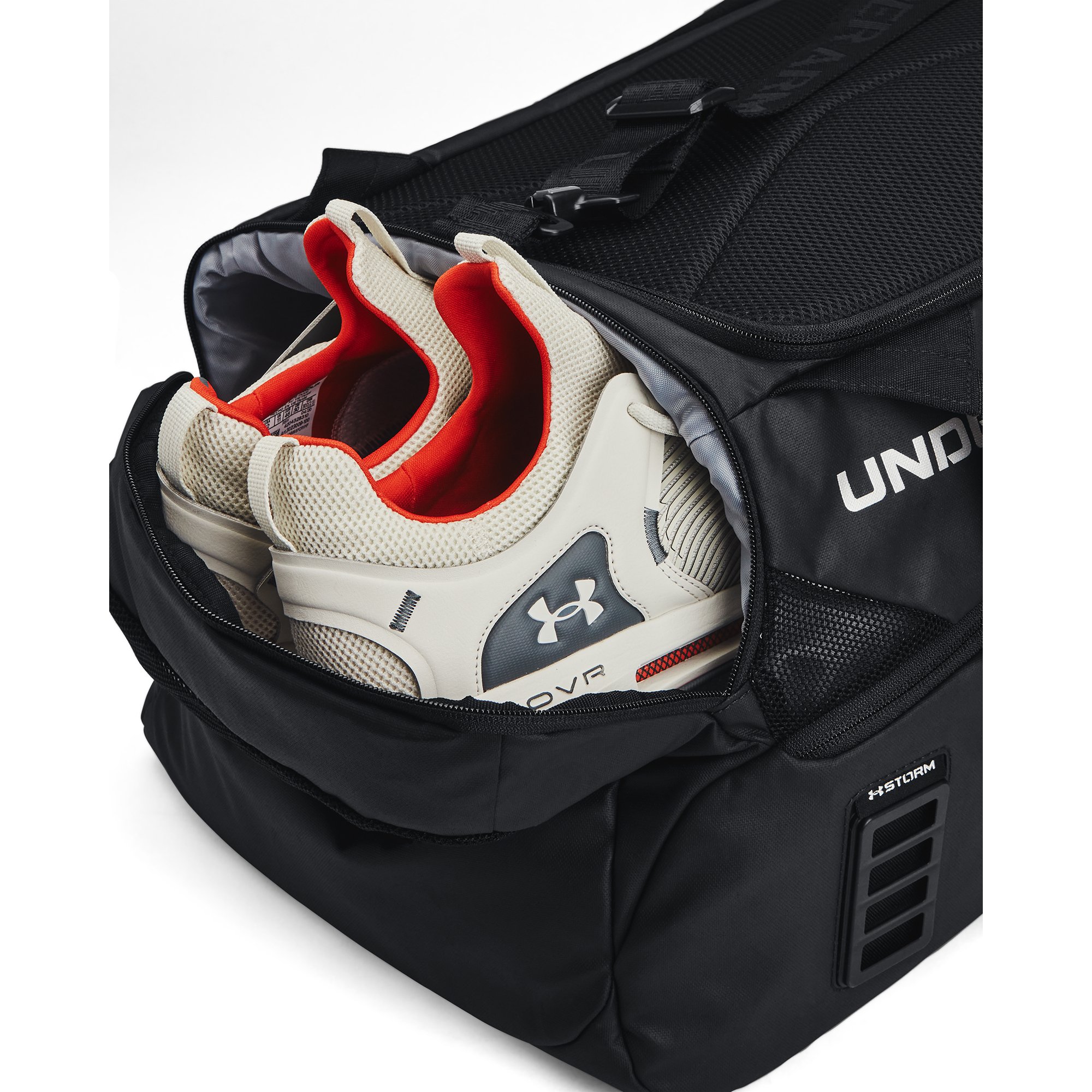 Kuprinės Under Armour Contain Duo MD Duffle Black/ Metallic Silver