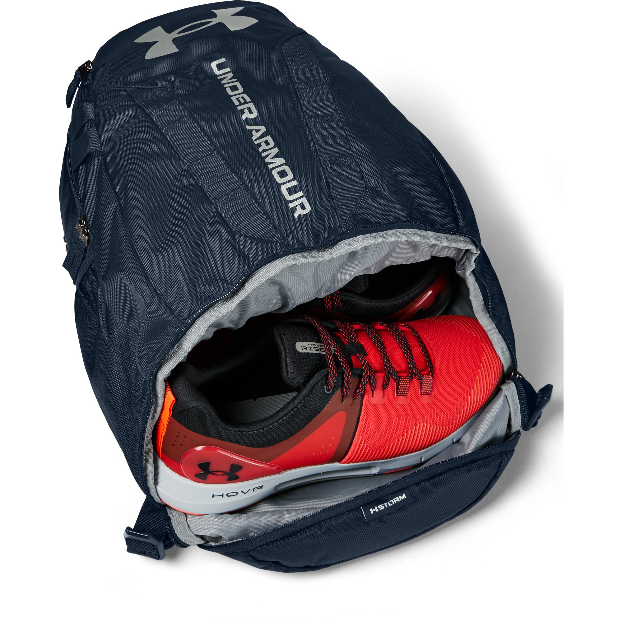 Mochilas Under Armour Hustle 5.0 Backpack Navy/ Academy/ Silver
