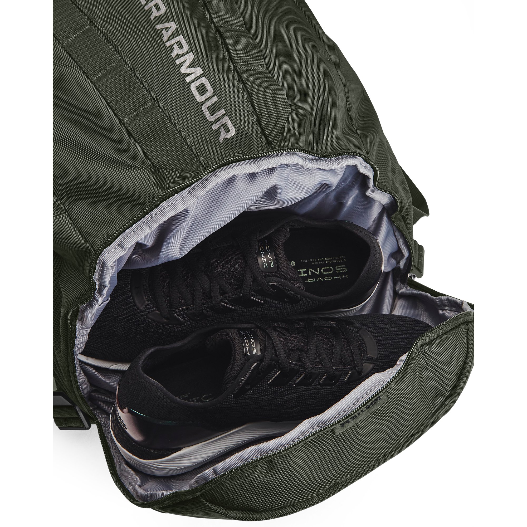 Nahrbtniki  Under Armour Hustle 5.0 Backpack Green/ Baroque Green/ Black