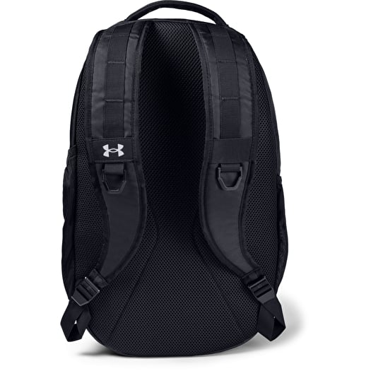 Under armour black hustle hot sale 3.0 backpack