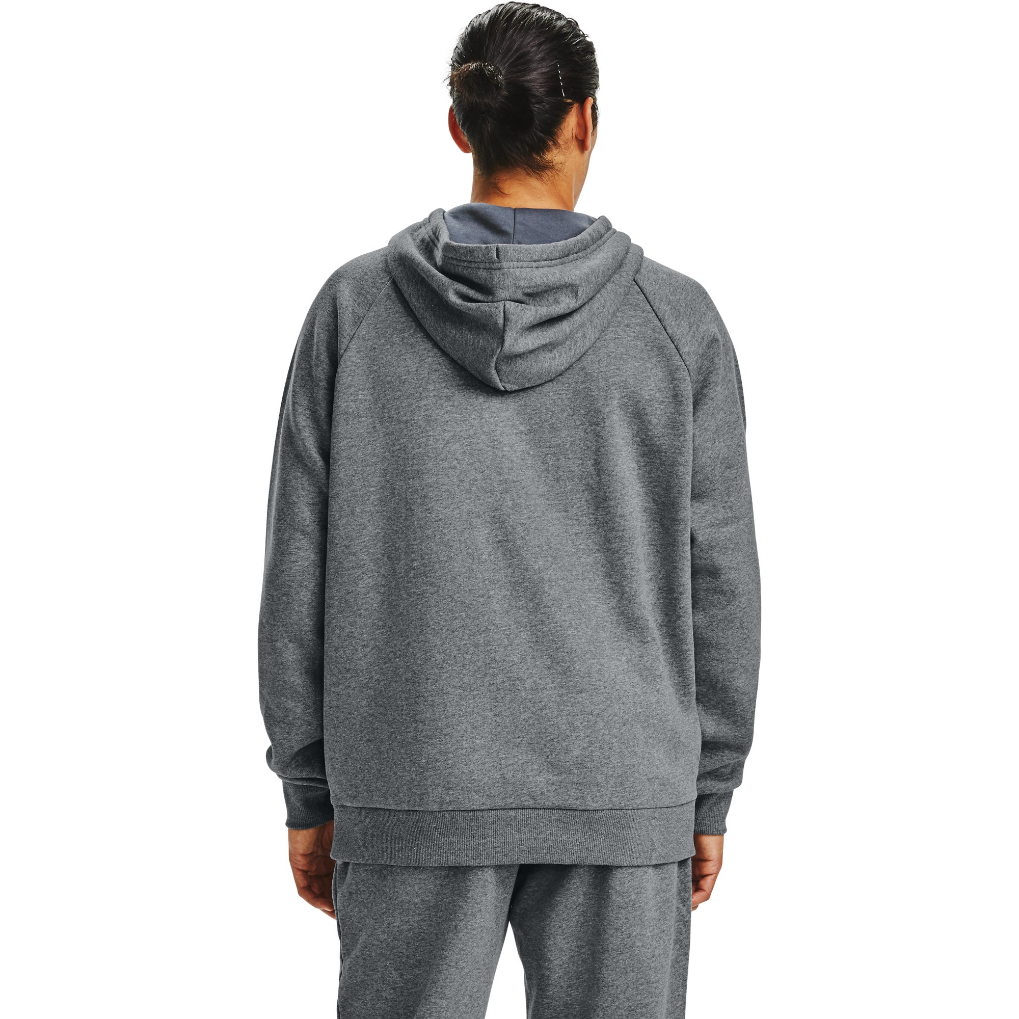 Hoodies en truien Under Armour Rival Fleece Multilogo Hoodie Gray/ Onyx White