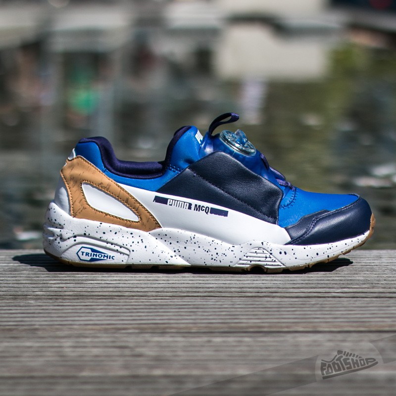 Men s shoes Puma MCQ Disc Blue Surf The Web Astral Aura White Footshop