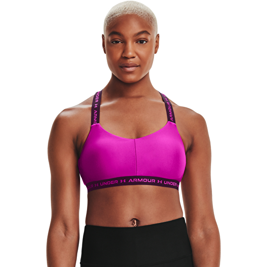 Bras Under Armour W Crossback Low Pink/ Polaris Purple/ Meteor