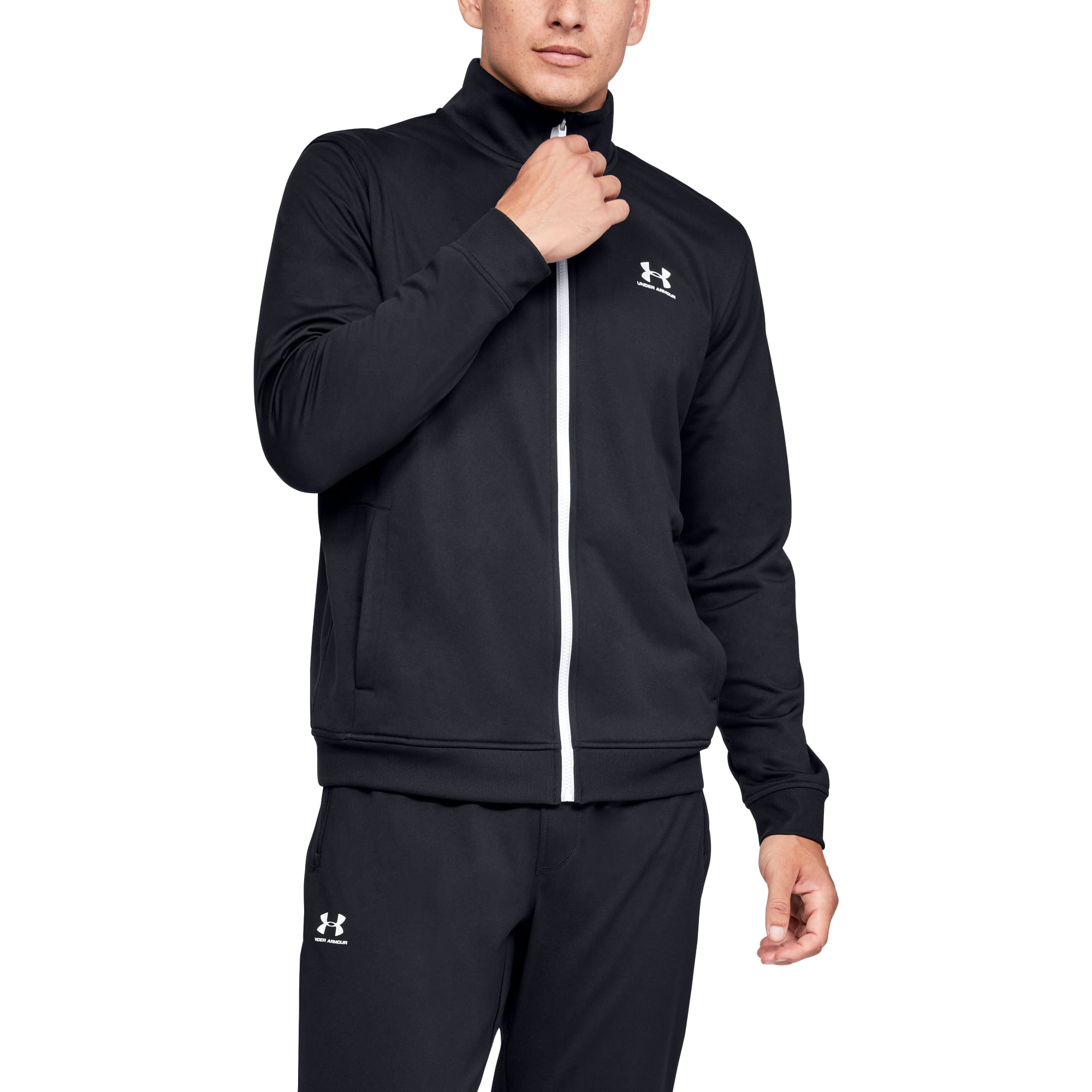 Jachetă Under Armour Sportstyle Tricot Jacket Black/ Onyx White L