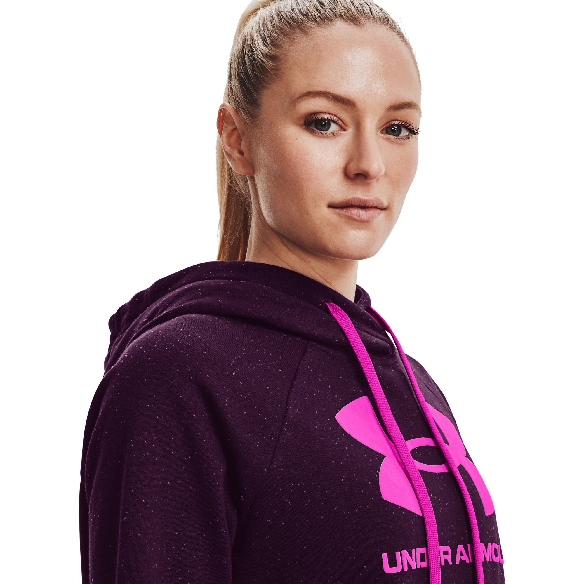 Hoodies and sweatshirts  Under Armour W Rival Fleece Logo Hoodie Purple/ Meteor Pink