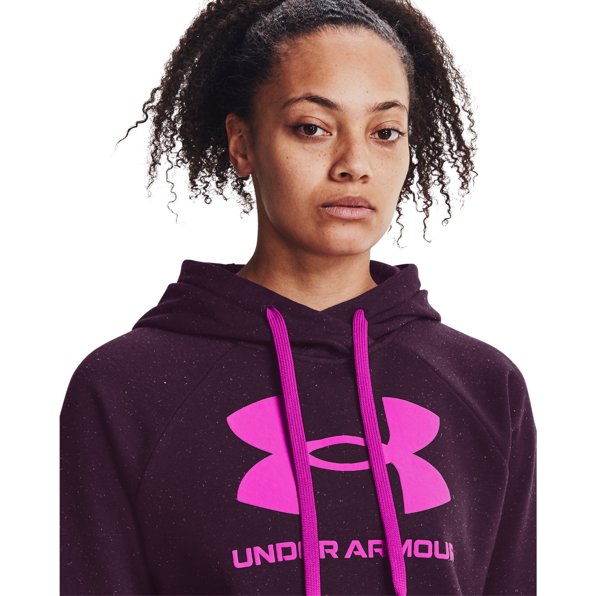 Hoodies and sweatshirts  Under Armour W Rival Fleece Logo Hoodie Purple/ Meteor Pink