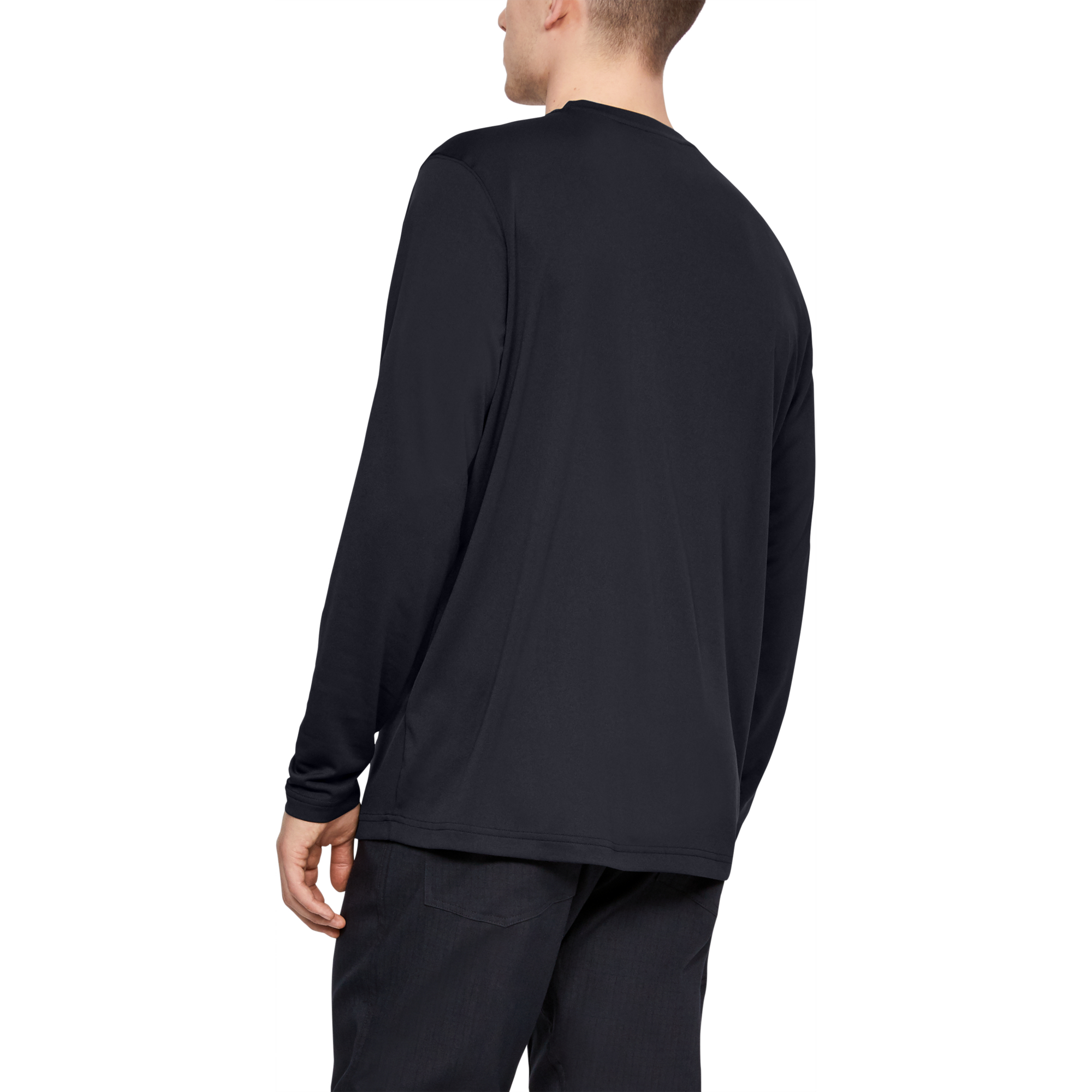 Magliette Under Armour Tac Tech LS T Black/ None