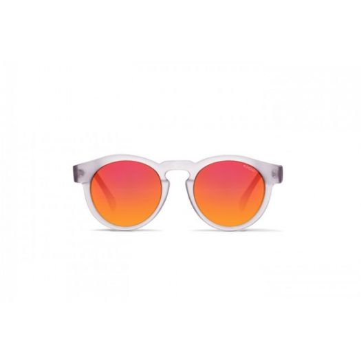 Komono Clement Frost Sunglasses round mirrored Komono | Romeo | Bourbon & Blue Gradient Polarised Lens  main image 4