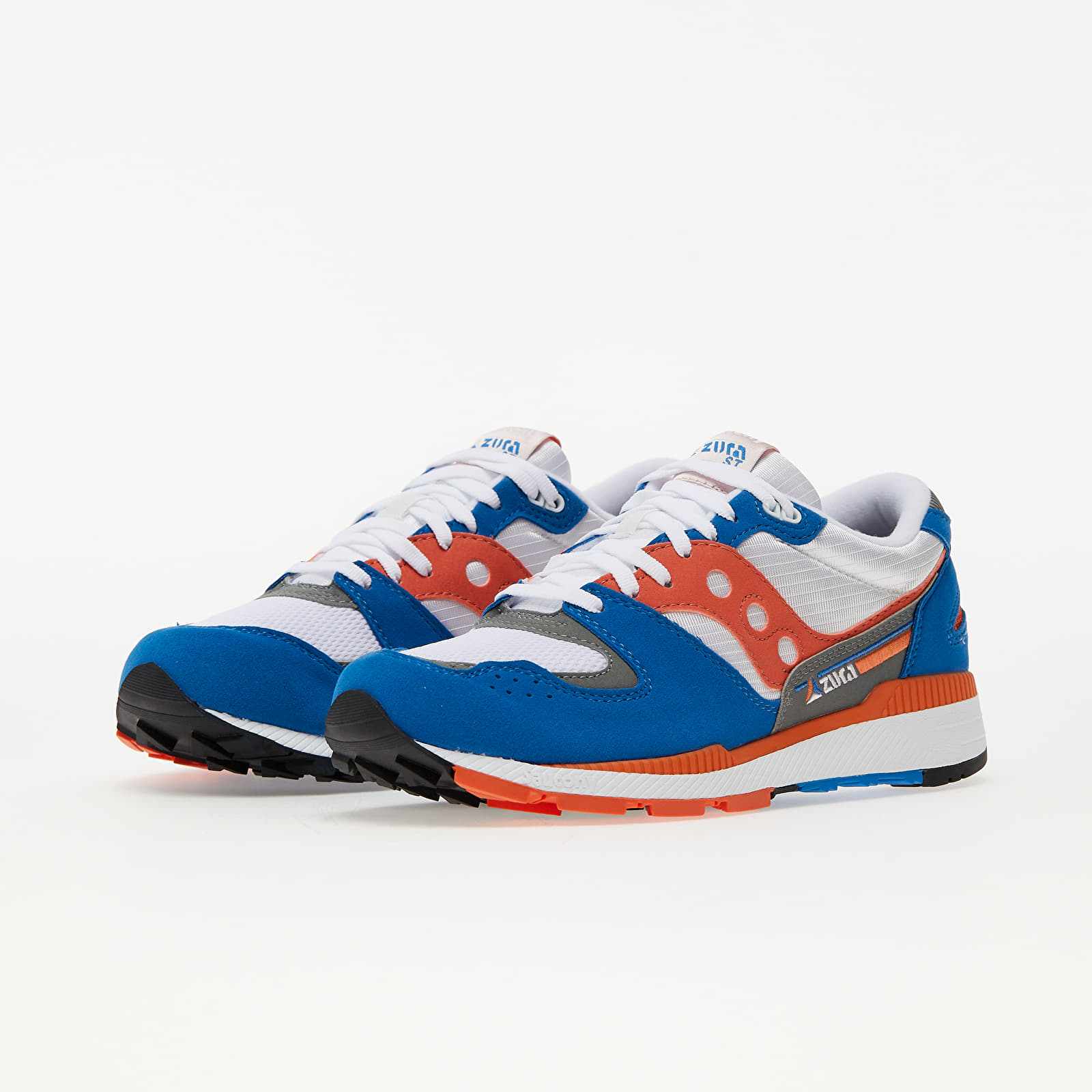 Saucony blu shop e arancione