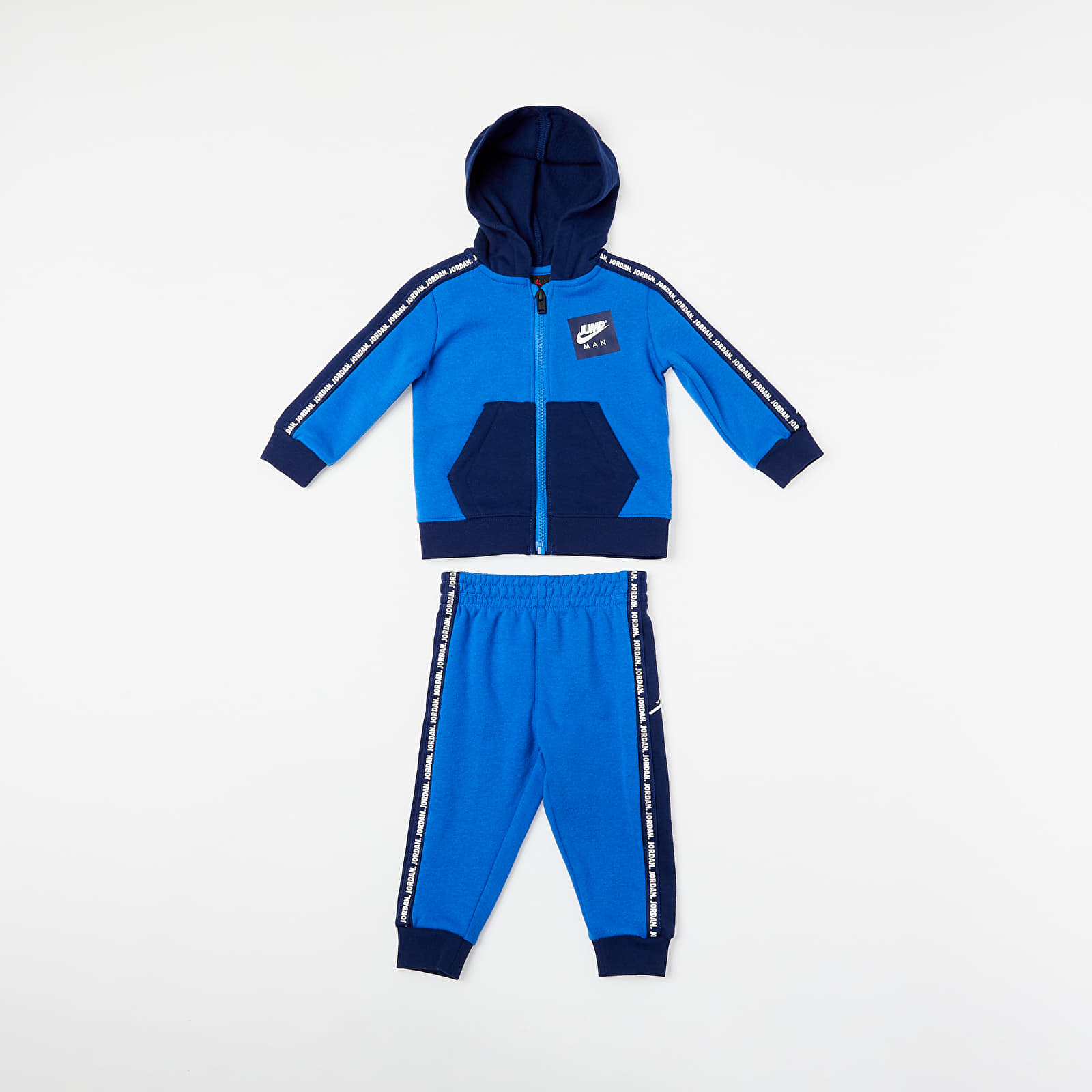 Ropa para niños Jordan Jumpman Hoodie and Trousers Set (12-24M) Blue